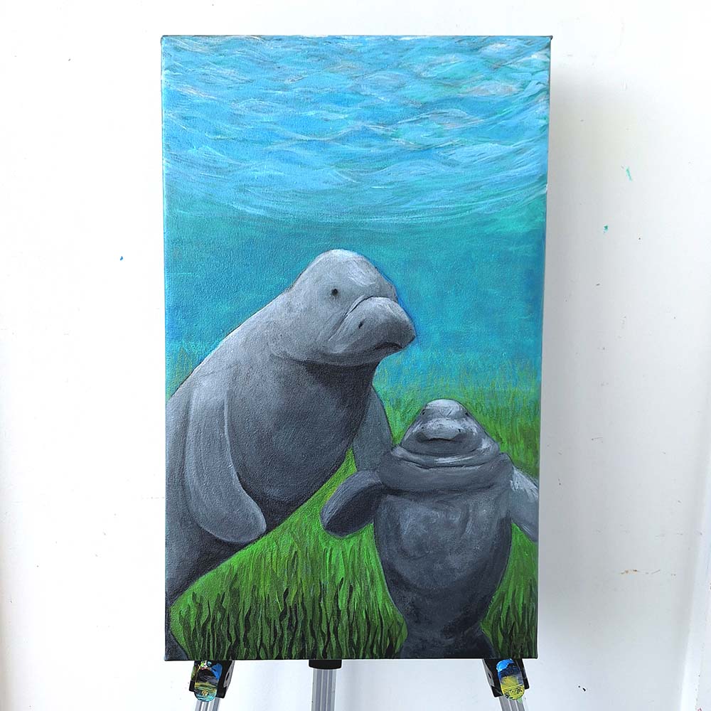 Manatee Painting