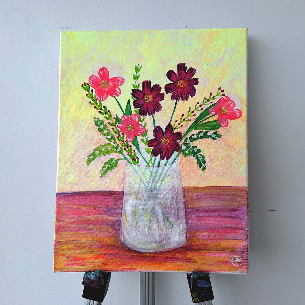 Floral Still Life Painting