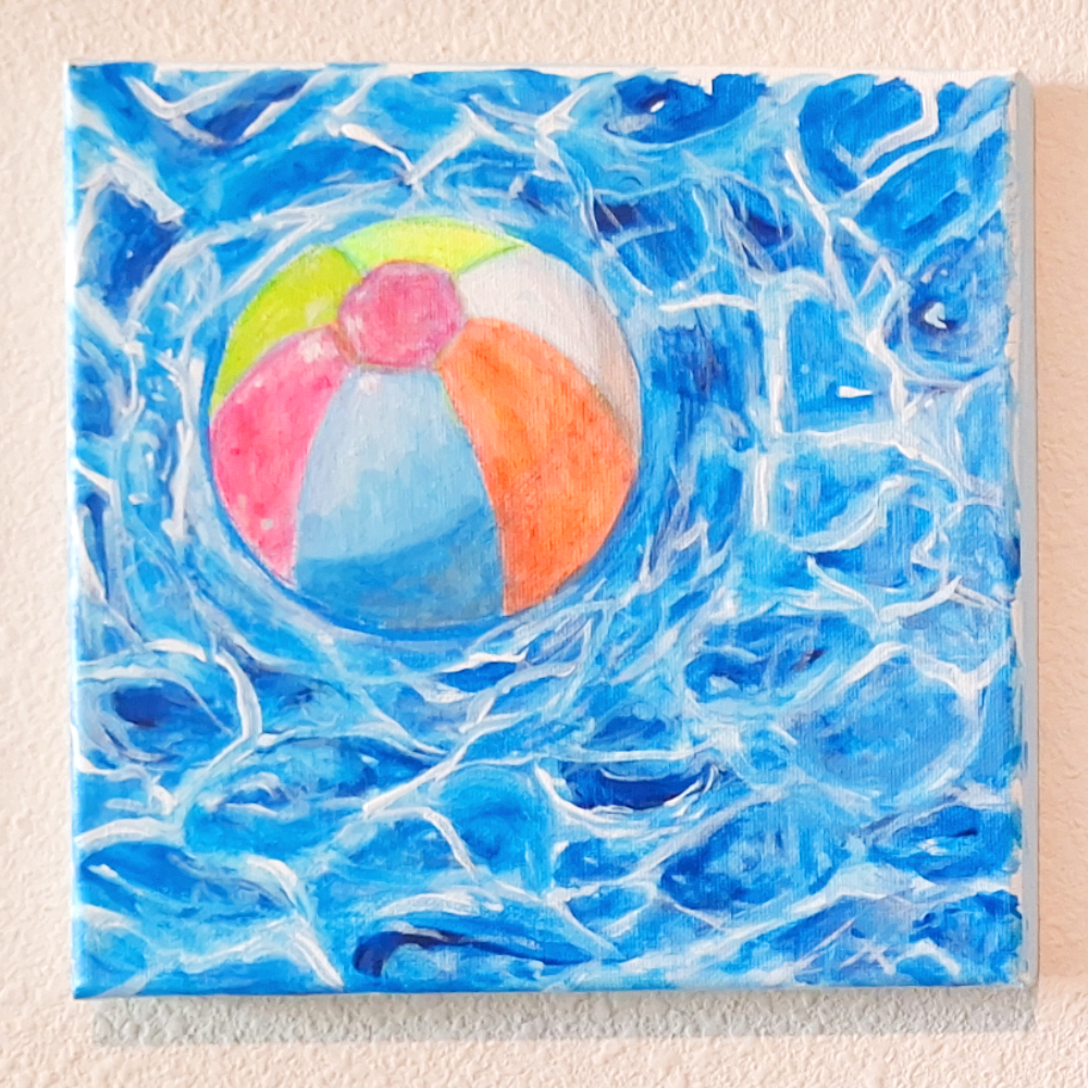 Colorful Beach Ball Painting