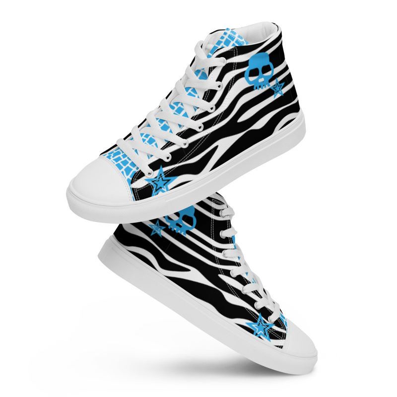 Scene Shoes- Women’s high top canvas shoes