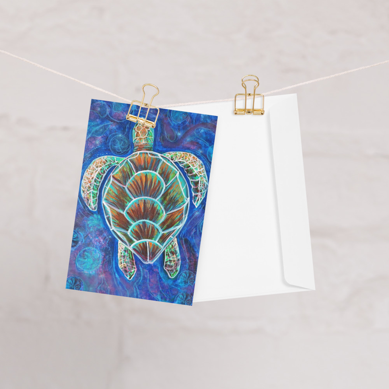 Greeting card - Sea Turtle 
