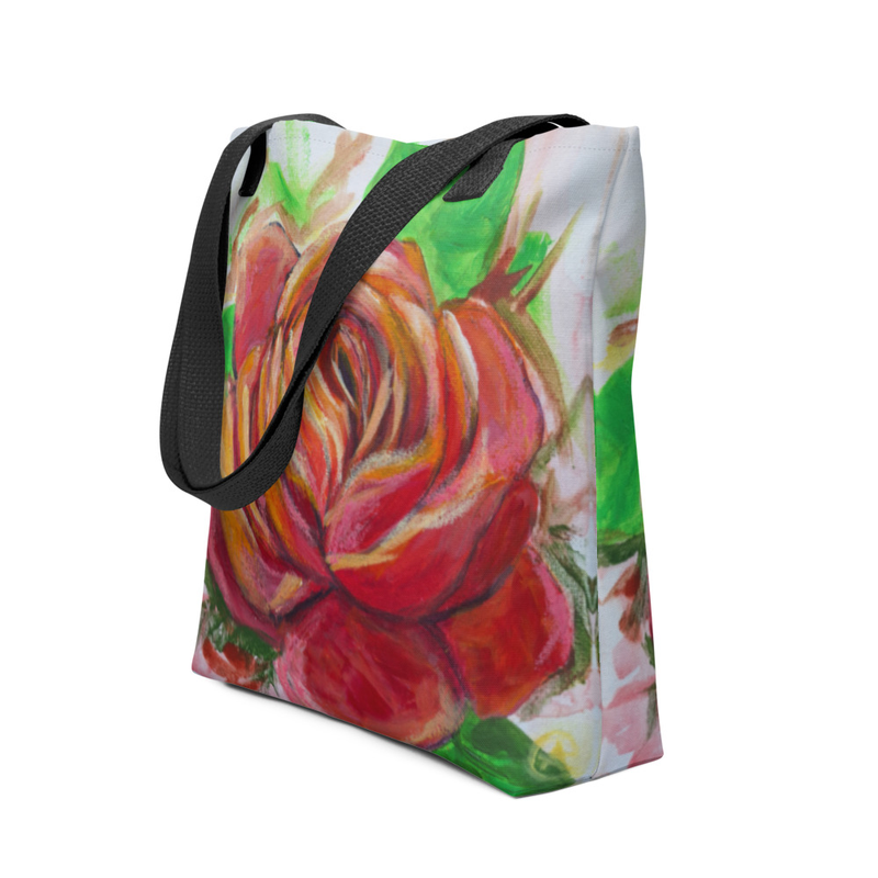 Red Rose Tote bag
