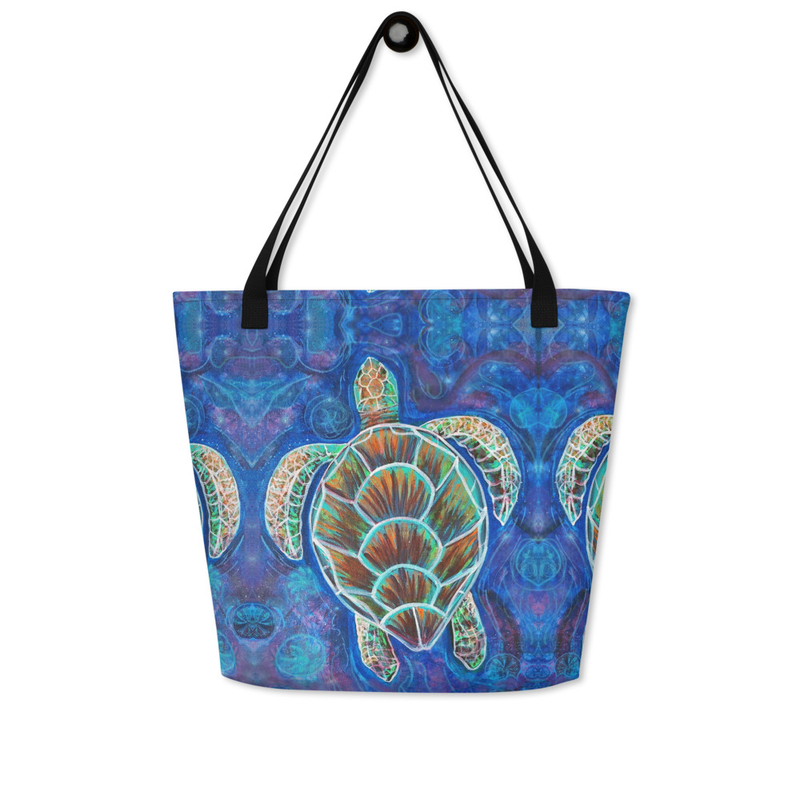 Large Tote Bag-Octopus-16"x20"