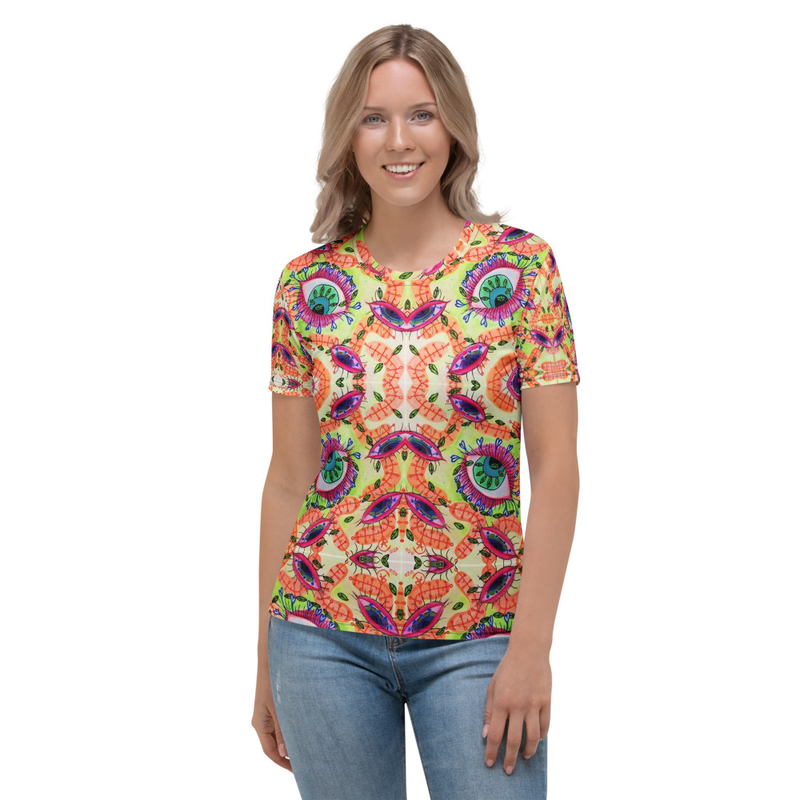 Women's T-shirt Eye pattern