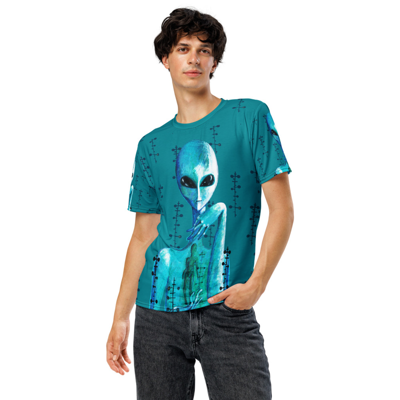 Men's T-shirt Alien Design