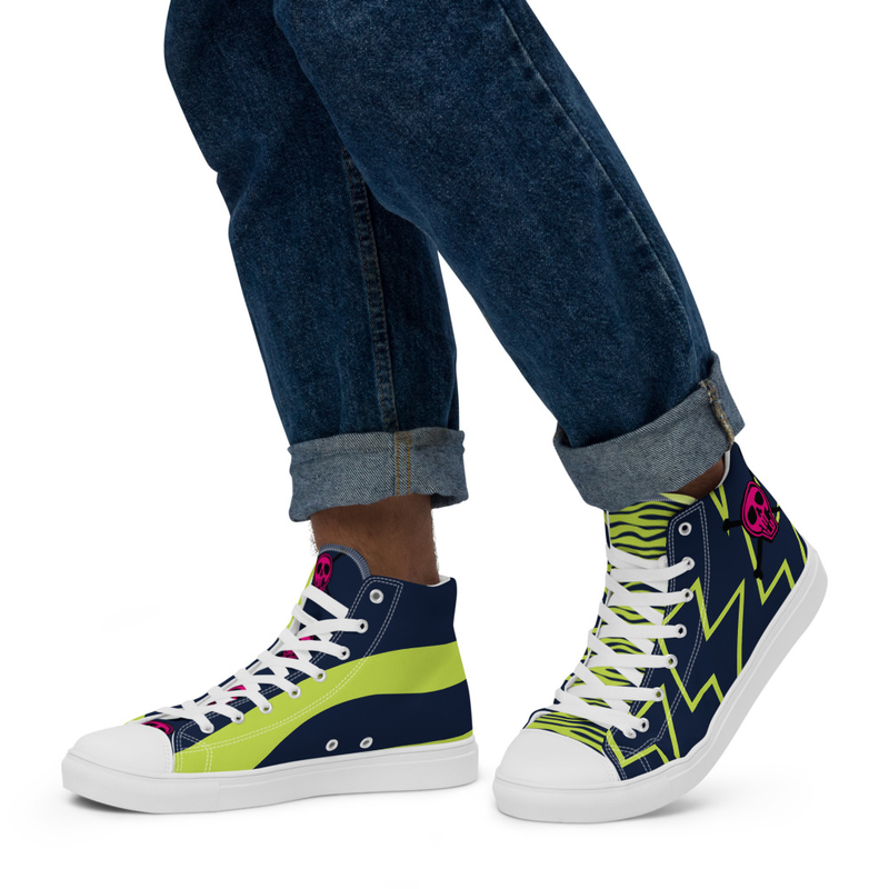 Scene Shoes for Men high top canvas shoe