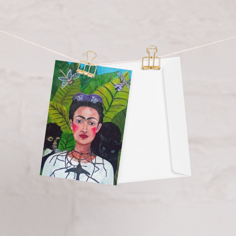 Greeting card - Frida Kahlo Art