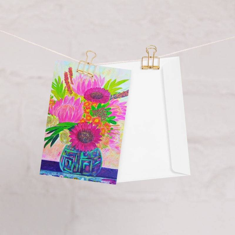 Greeting card - Bouquet of Flowers