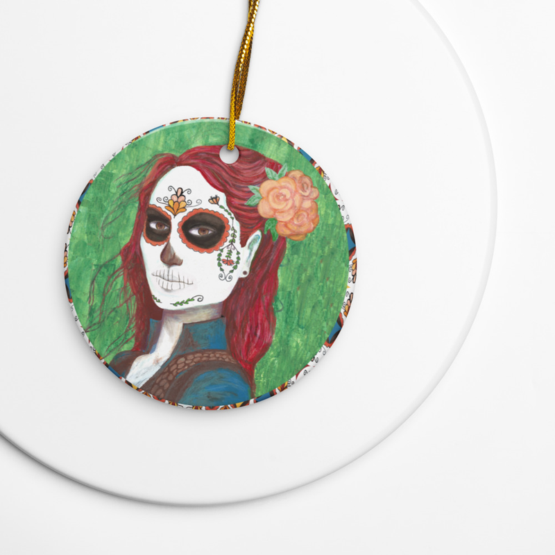 Ceramic ornament-Catrina