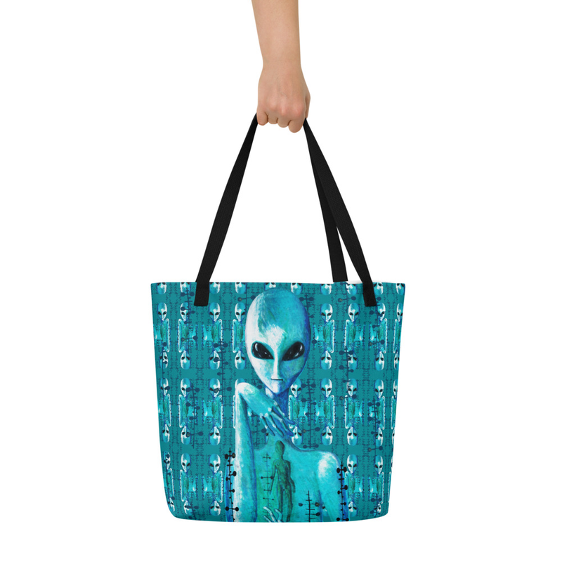  Tote Bag Alien UFO