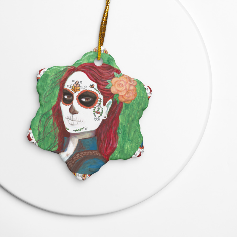 Ceramic ornament-Catrina
