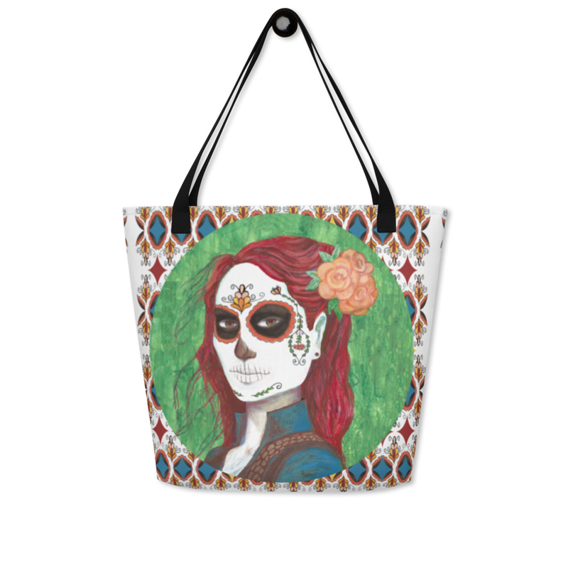 X Large Tote Bag- Catrina