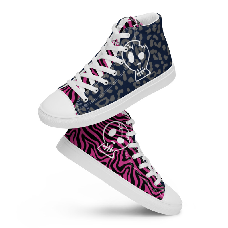Scene Shoes- Women’s high top canvas shoe