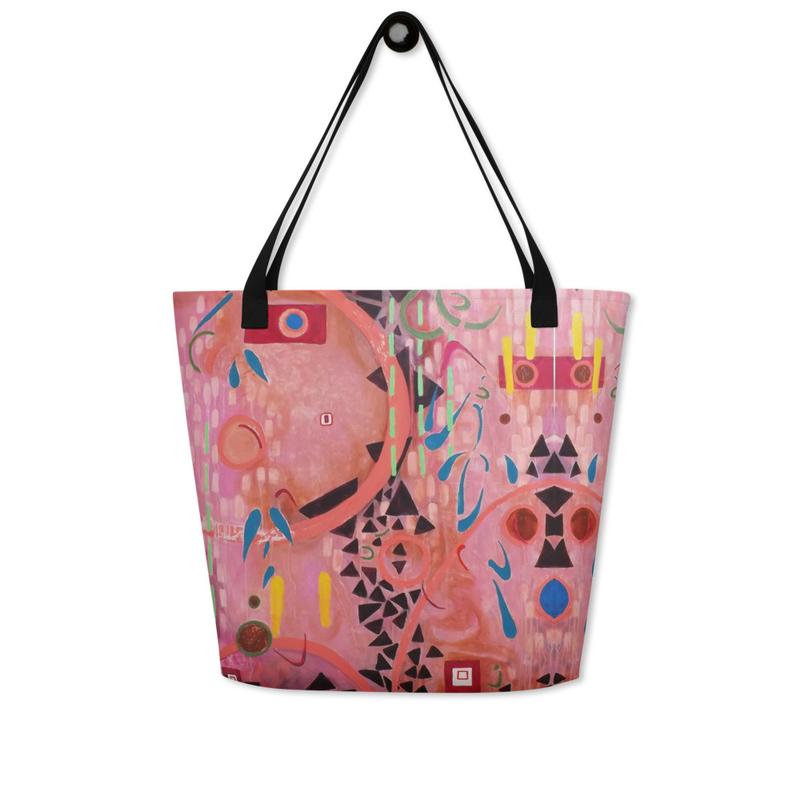 Large Tote Bag- Abstract-16"x20"