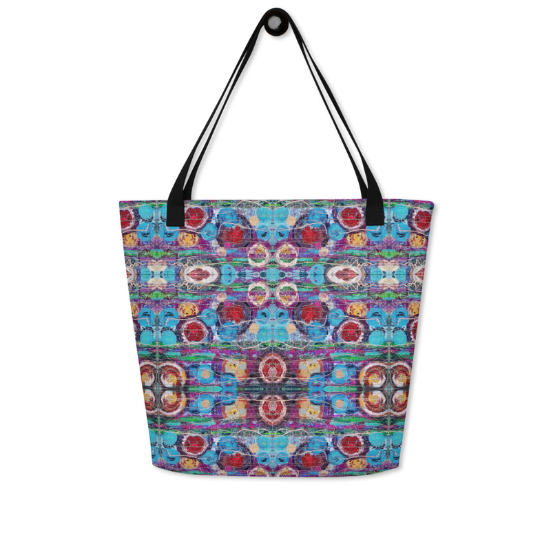 Large Tote Bag abstract print