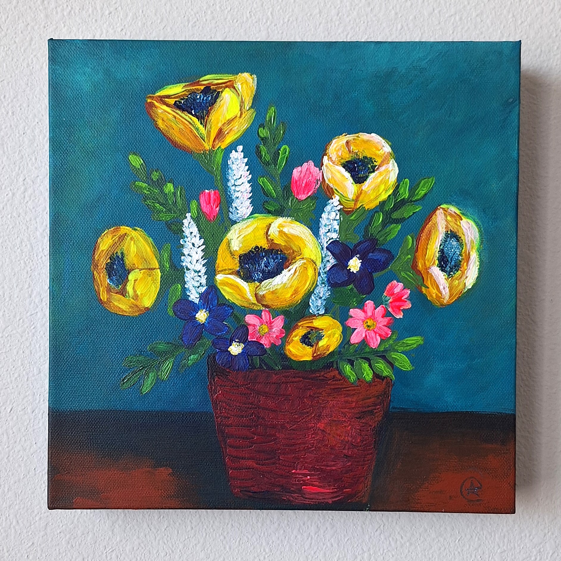 Floral Canvas Painting