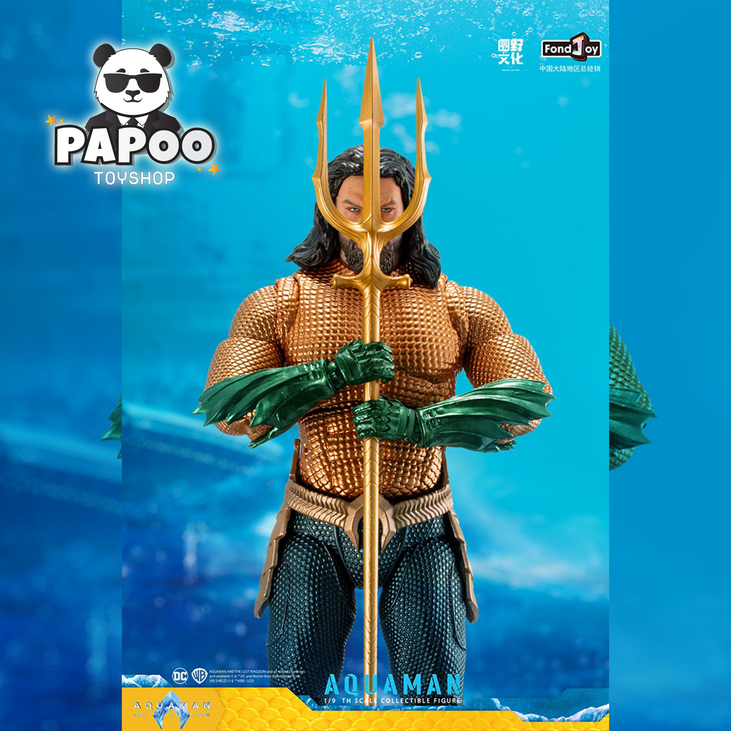 FondJoy Aquaman action figure 1/9 19.5cm