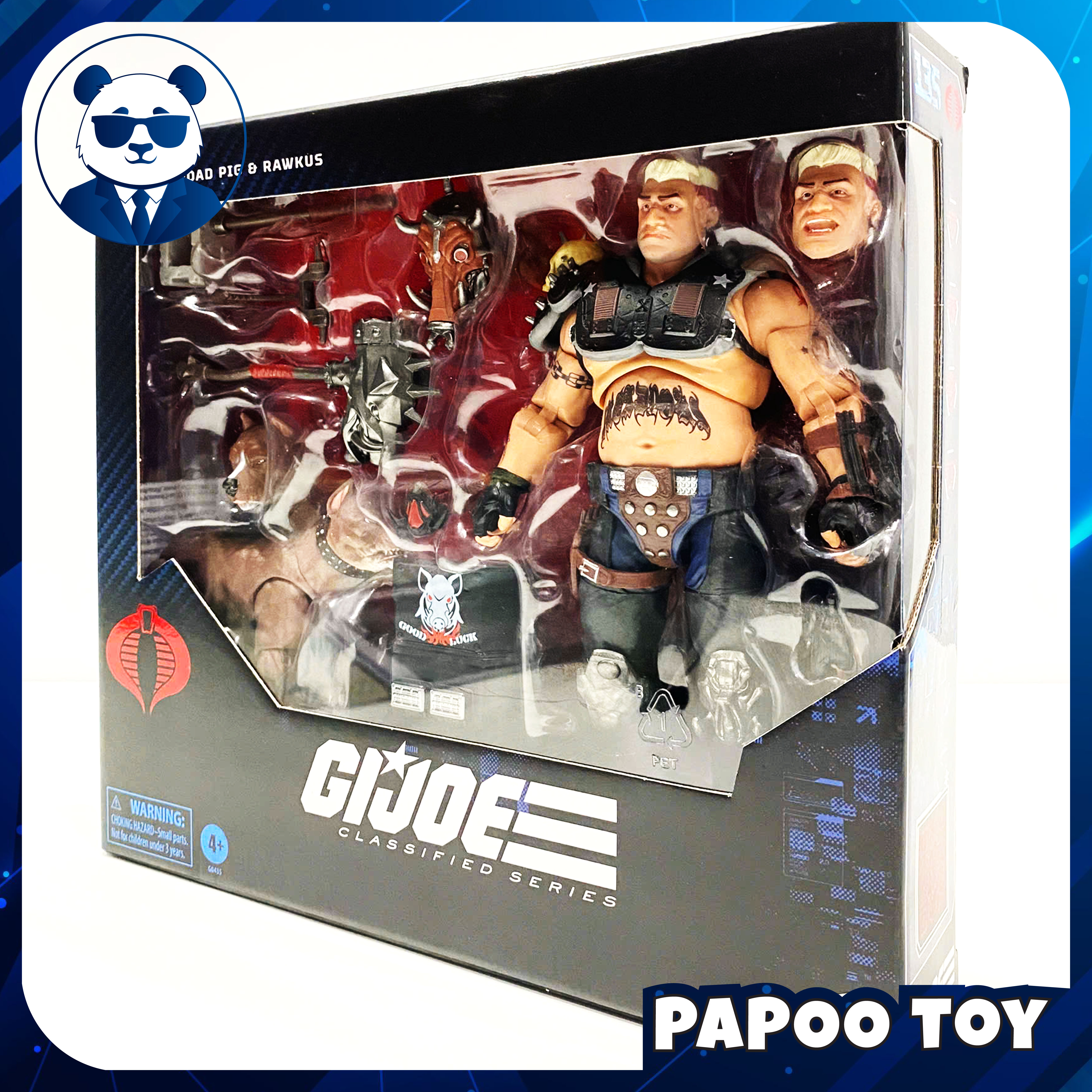 Hasbro G.I. Joe Classified Series Dreadnok Road Pig & Rawkus