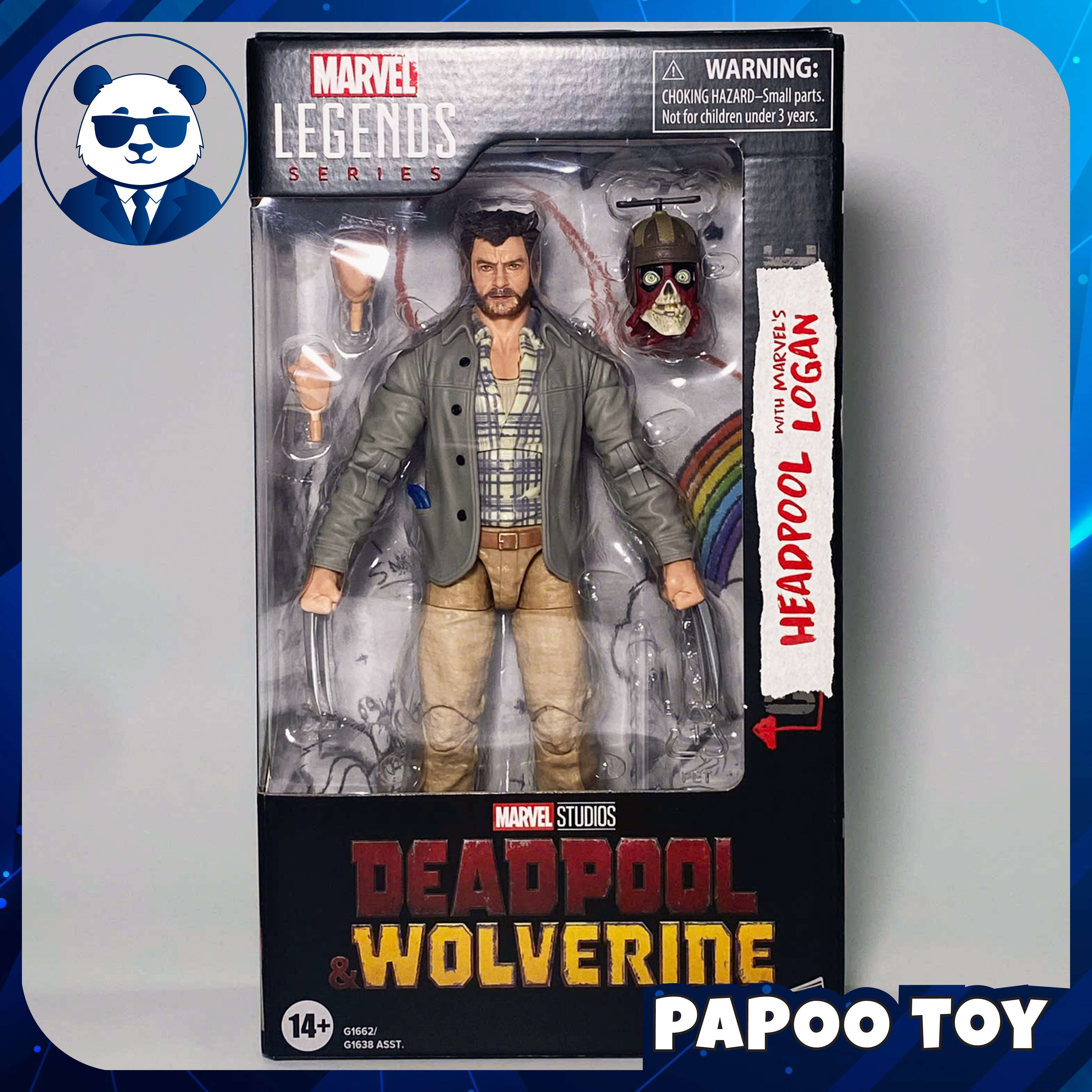 Marvel Legends Series Headpool with Marvel’s Logan