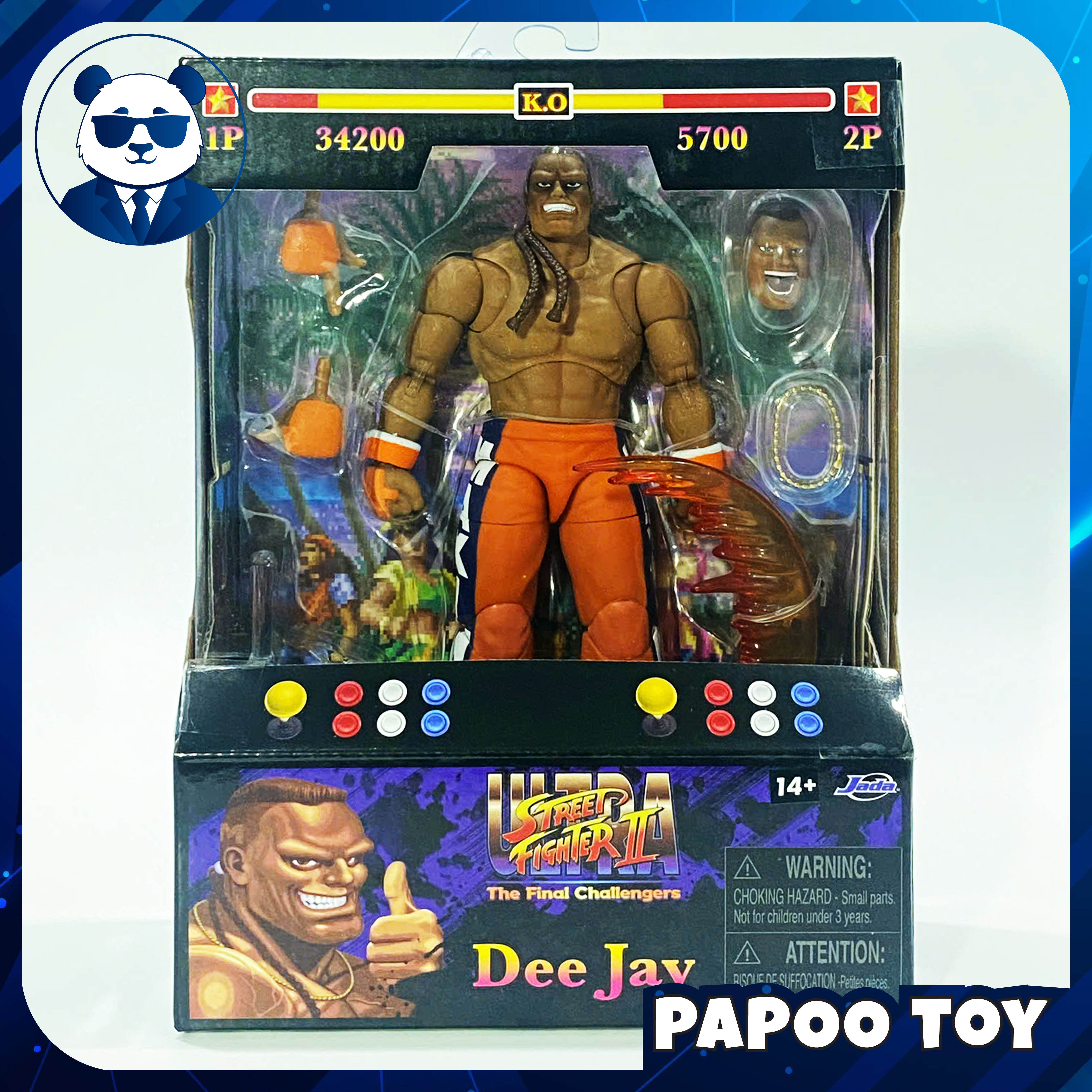 Jada Toys 1/12 6-inch Street Fighter 2 Deejay