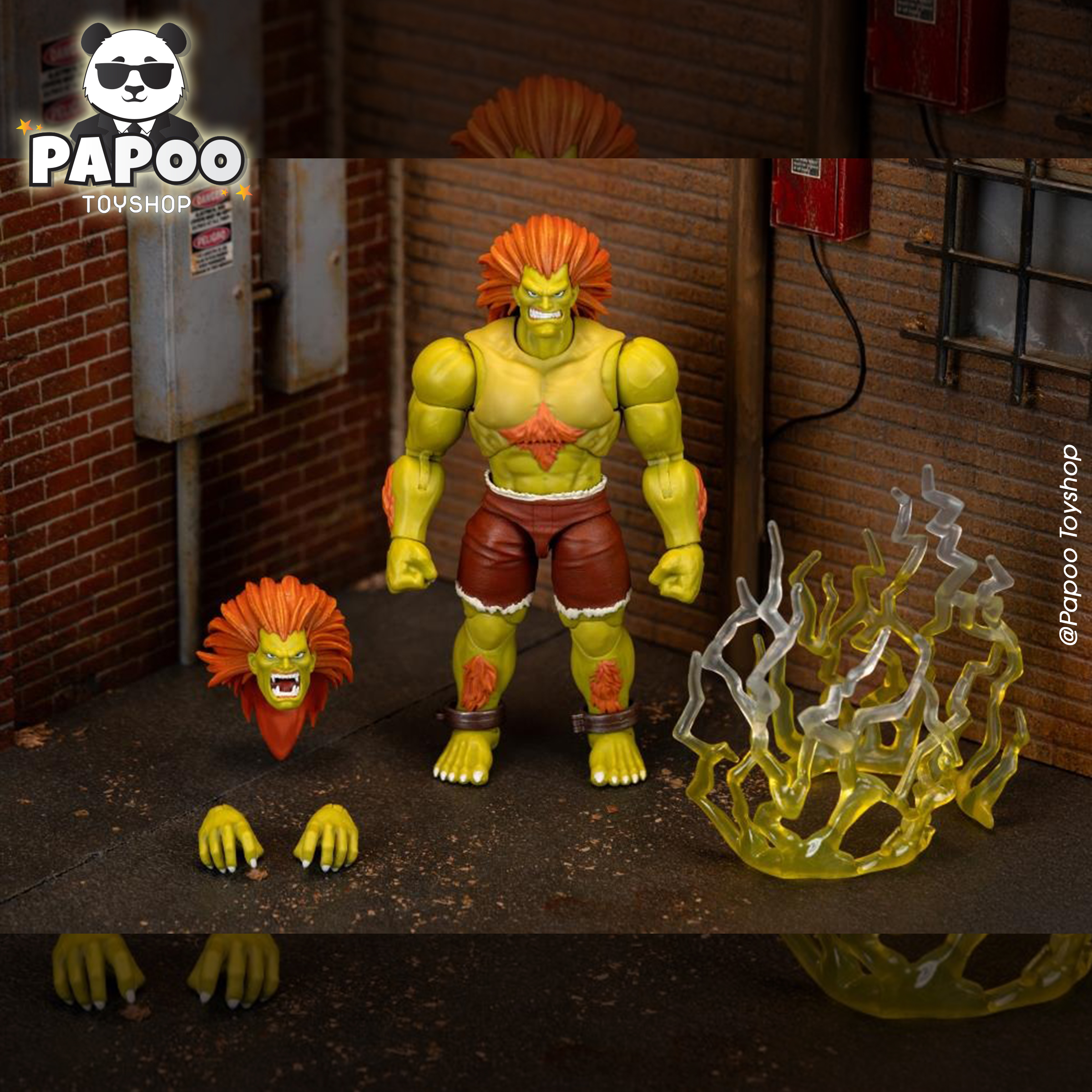Jada Street Fighter 1/12 6-inch movable figure Blanka