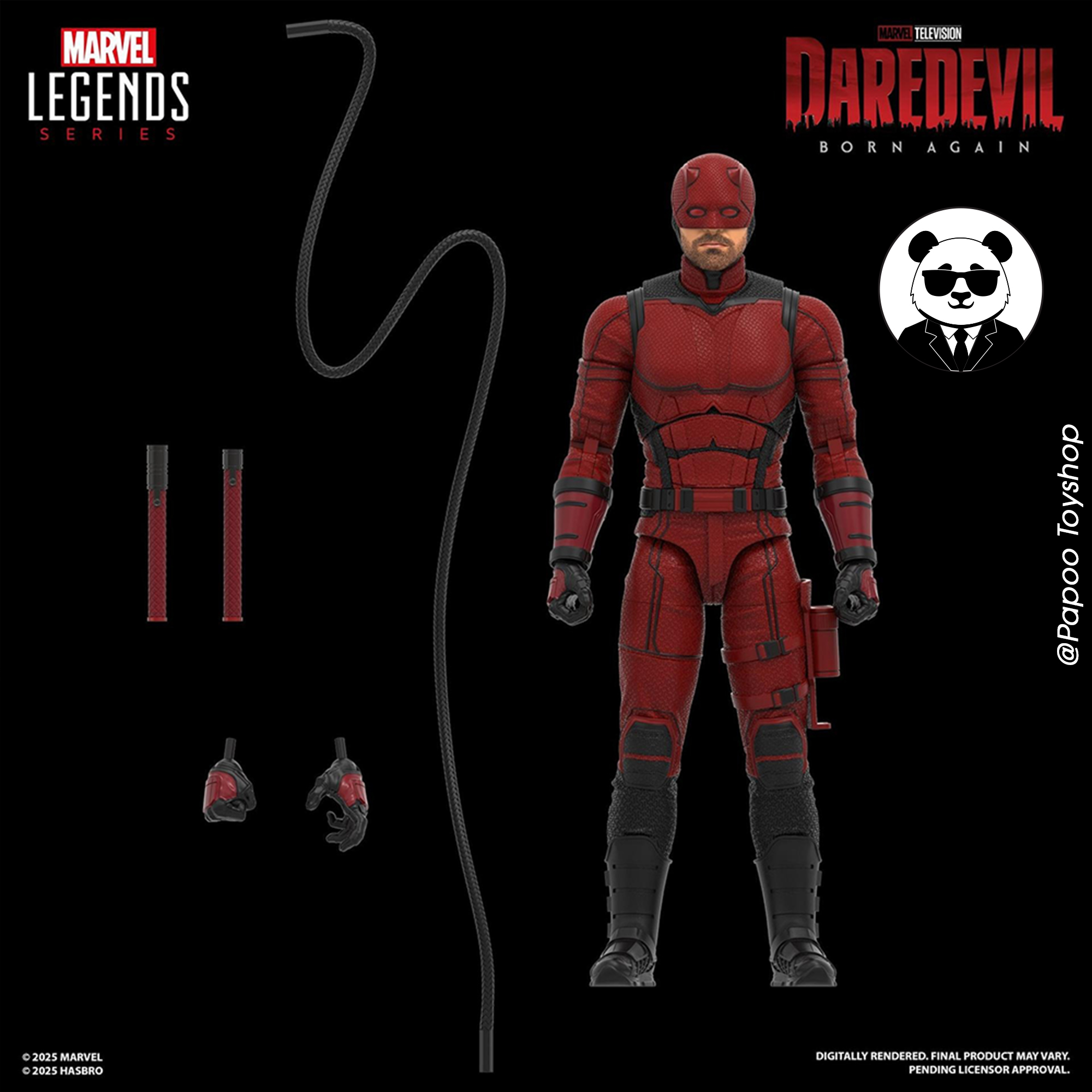Marvel Legends Series Daredevil: Born Again Daredevil