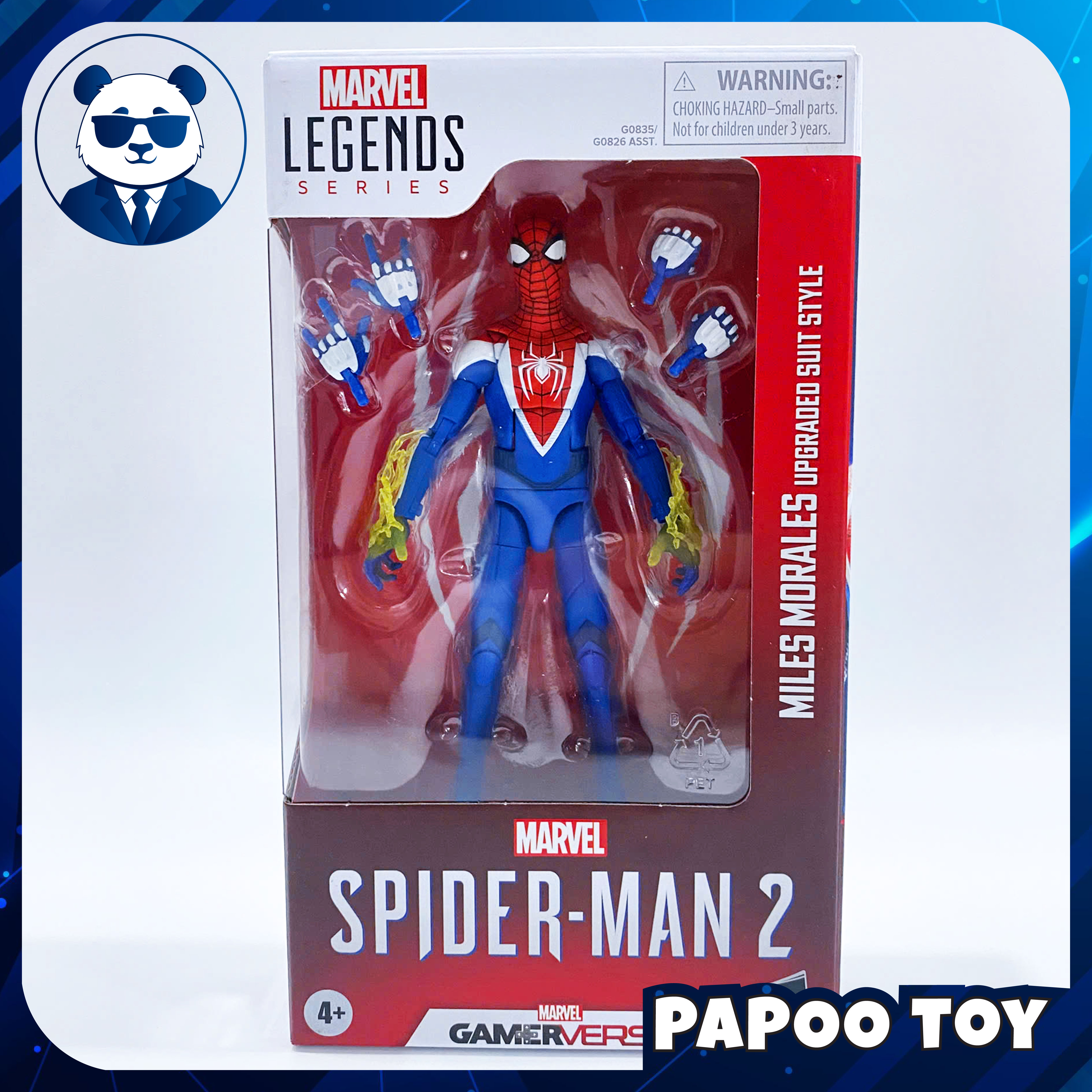 Marvel Legends Series Gamerverse Miles Morales Upgraded Suit Style