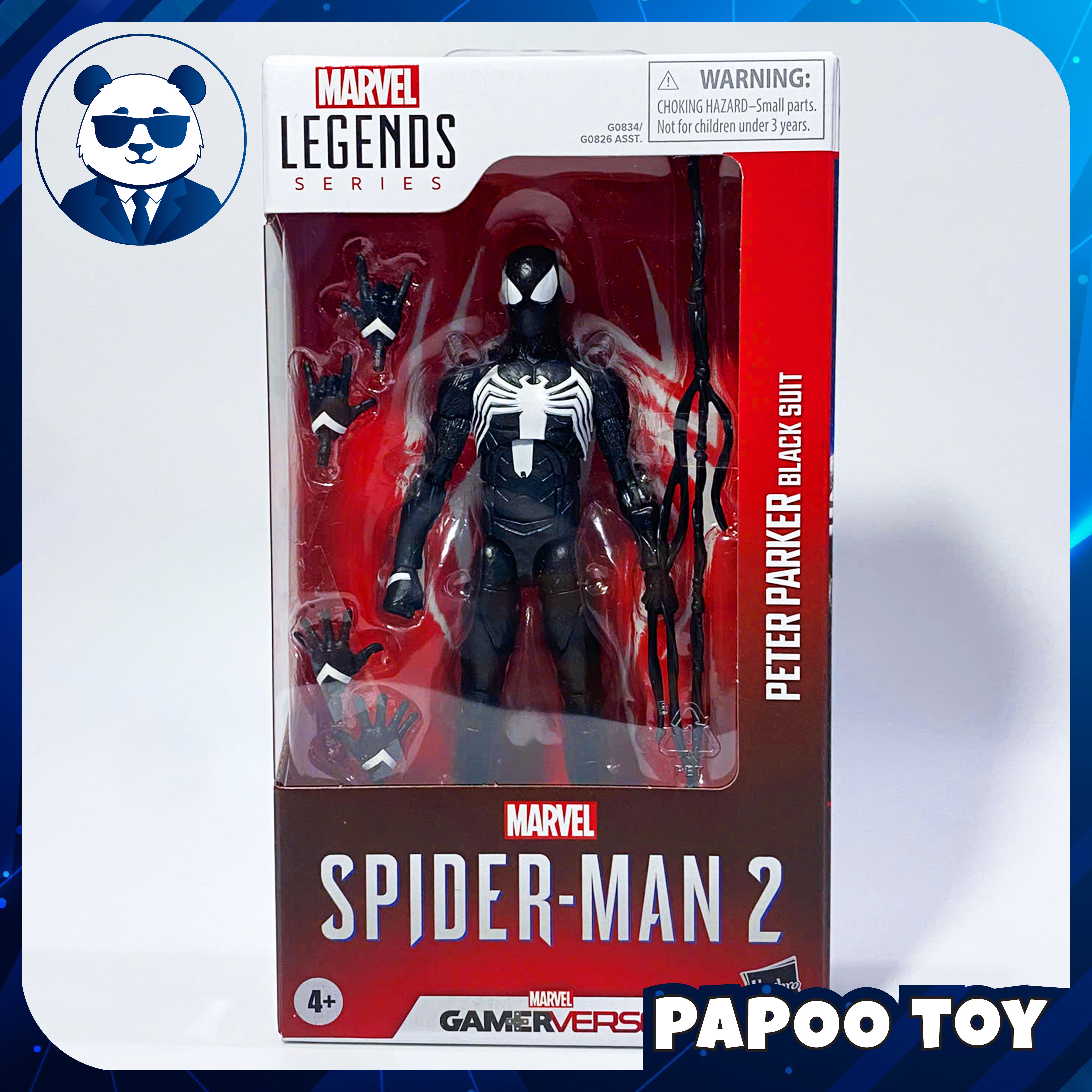 Marvel Legends Series Gamerverse Peter Parker Black Suit
