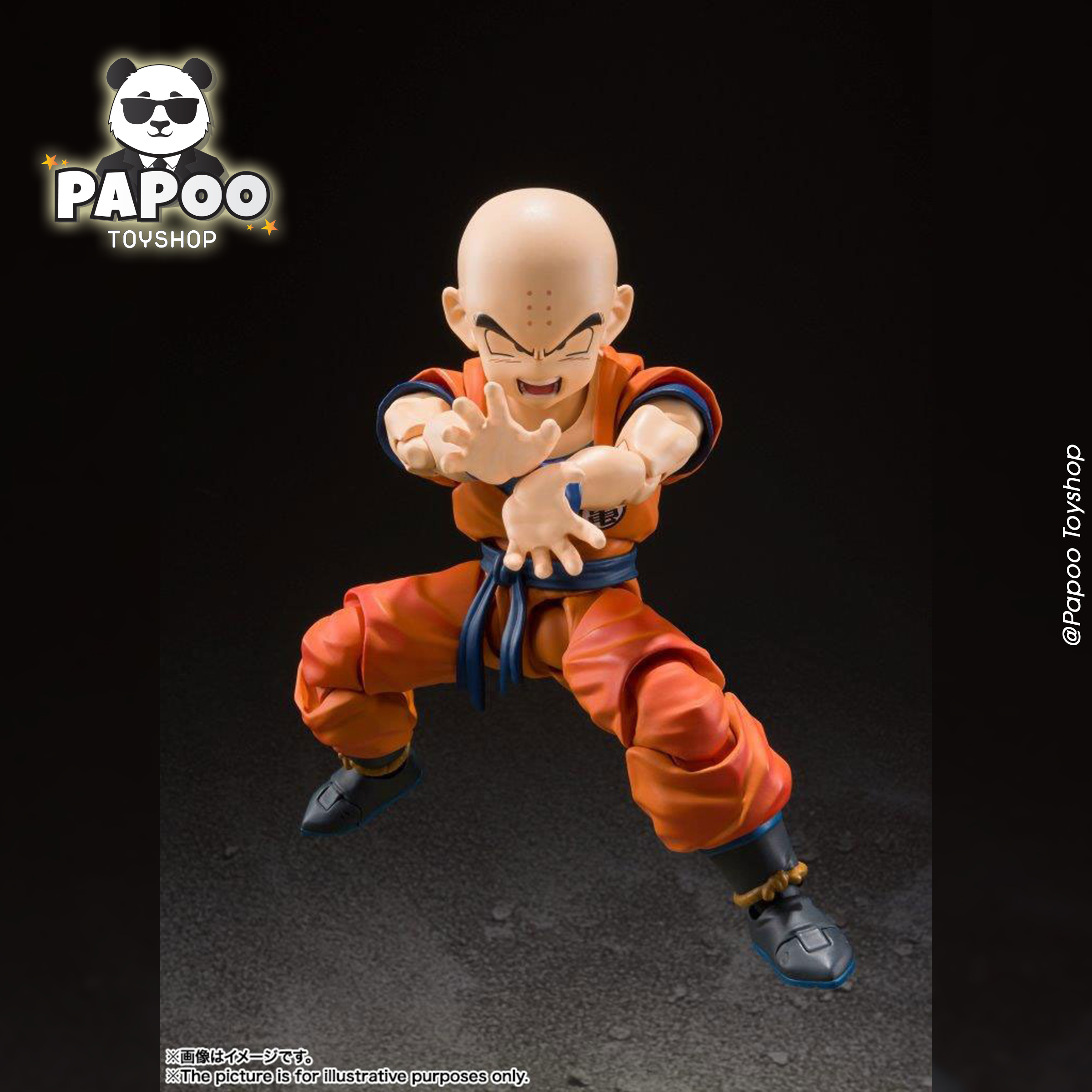 S.H.Figuarts Krillin -Strongest Earthling Man- "Dragon Ball Z"