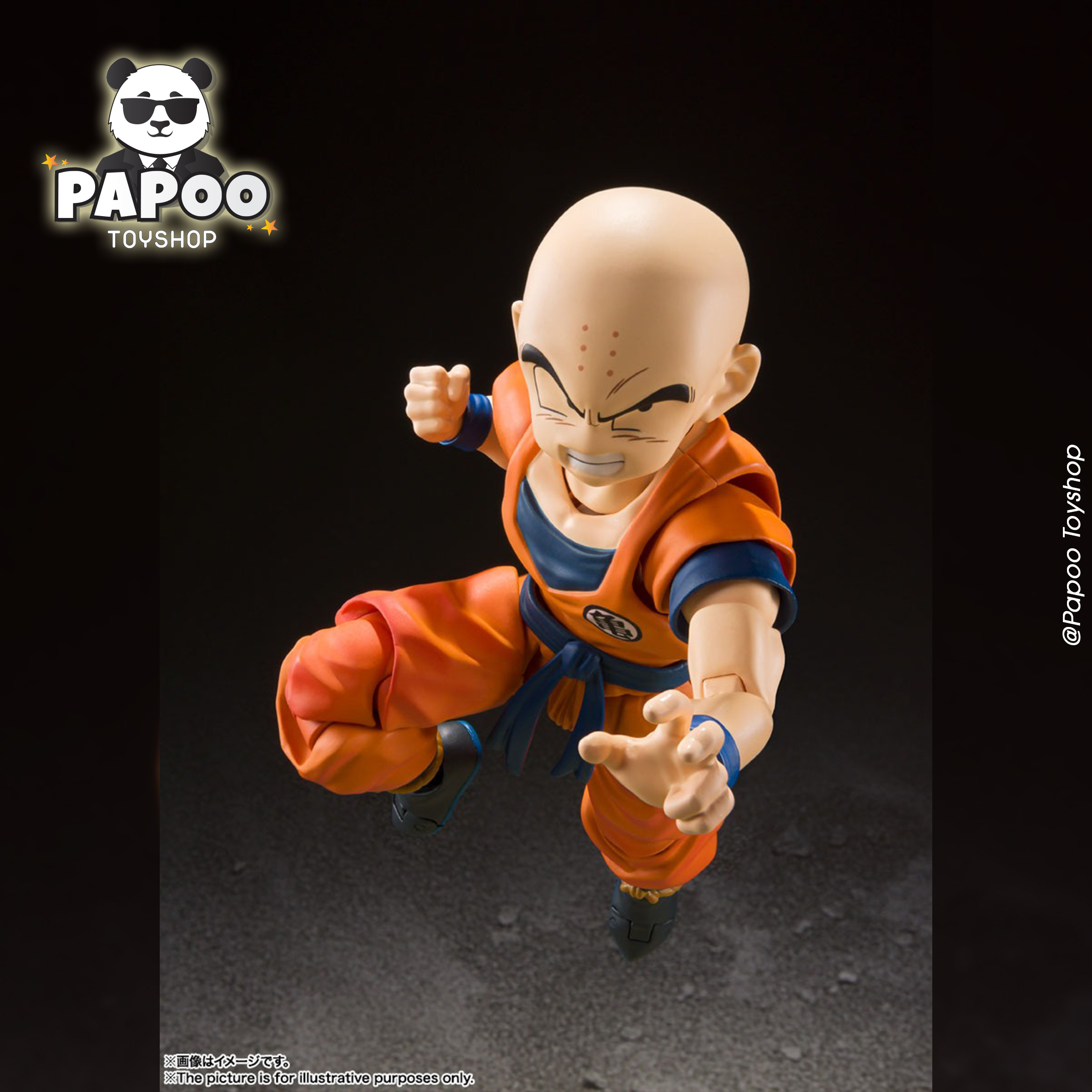 S.H.Figuarts Krillin -Strongest Earthling Man- "Dragon Ball Z"