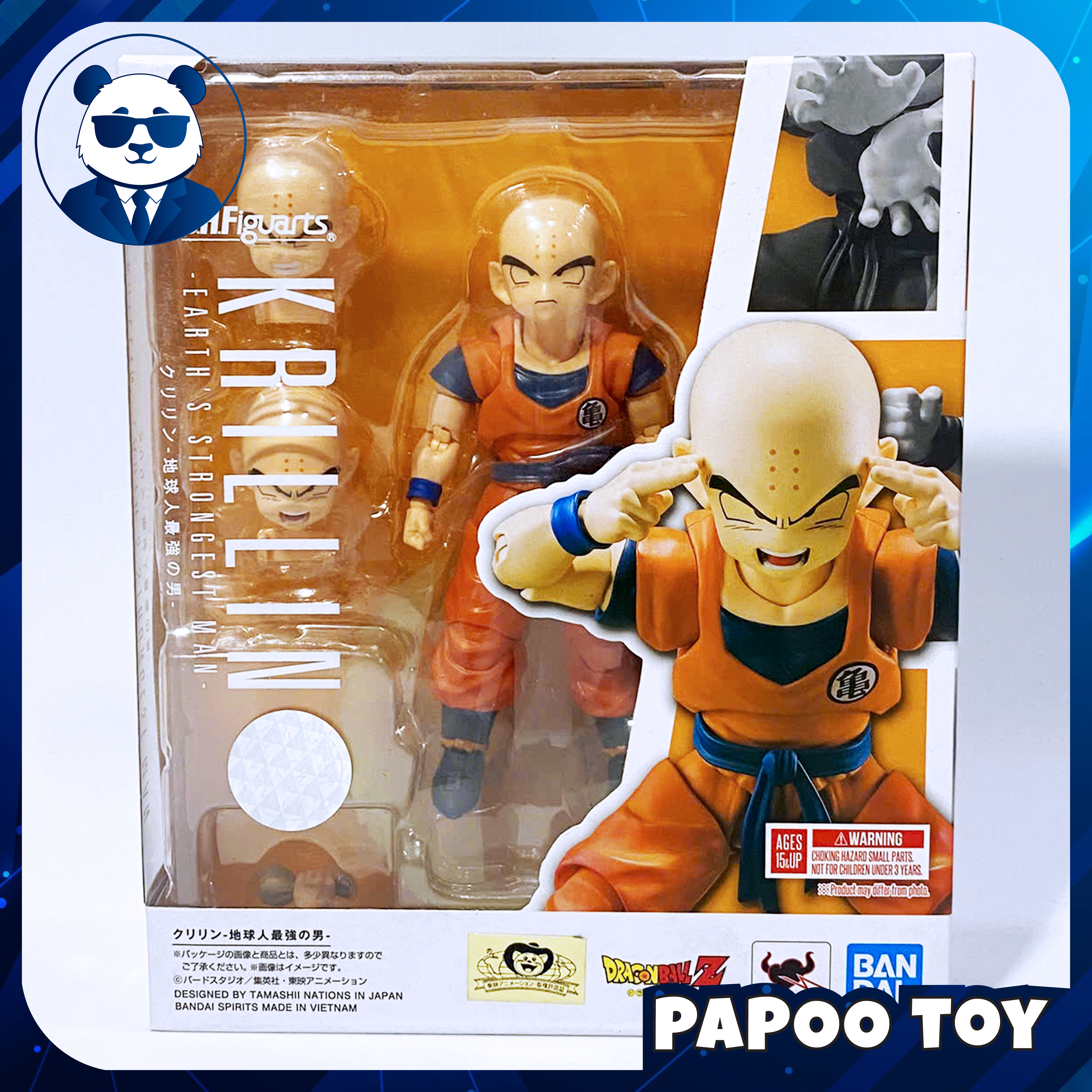 S.H.Figuarts Krillin -Strongest Earthling Man- "Dragon Ball Z"