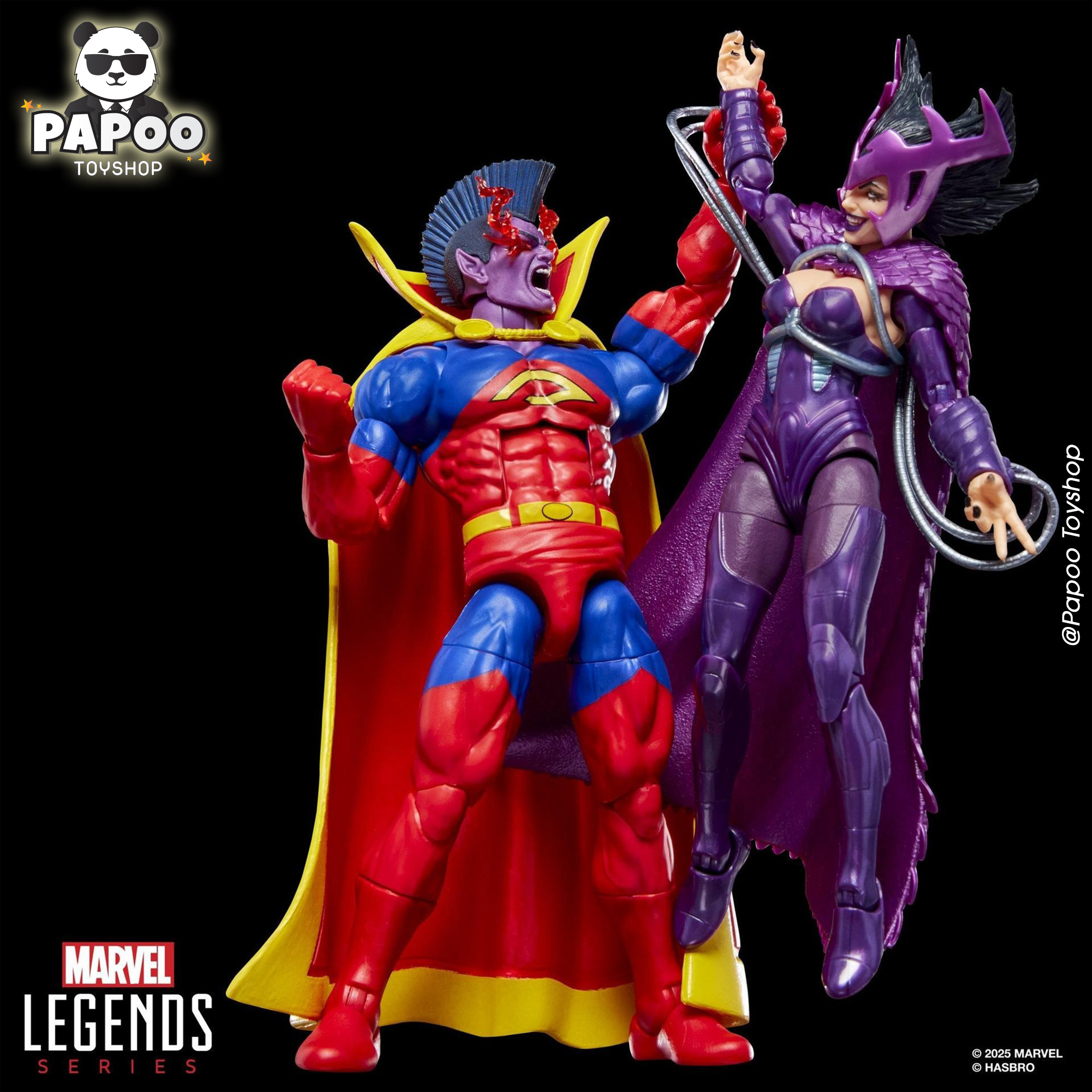 Hasbro Marvel Legends Series X-men Deathbird and Marvel Gladiator 2-Pack