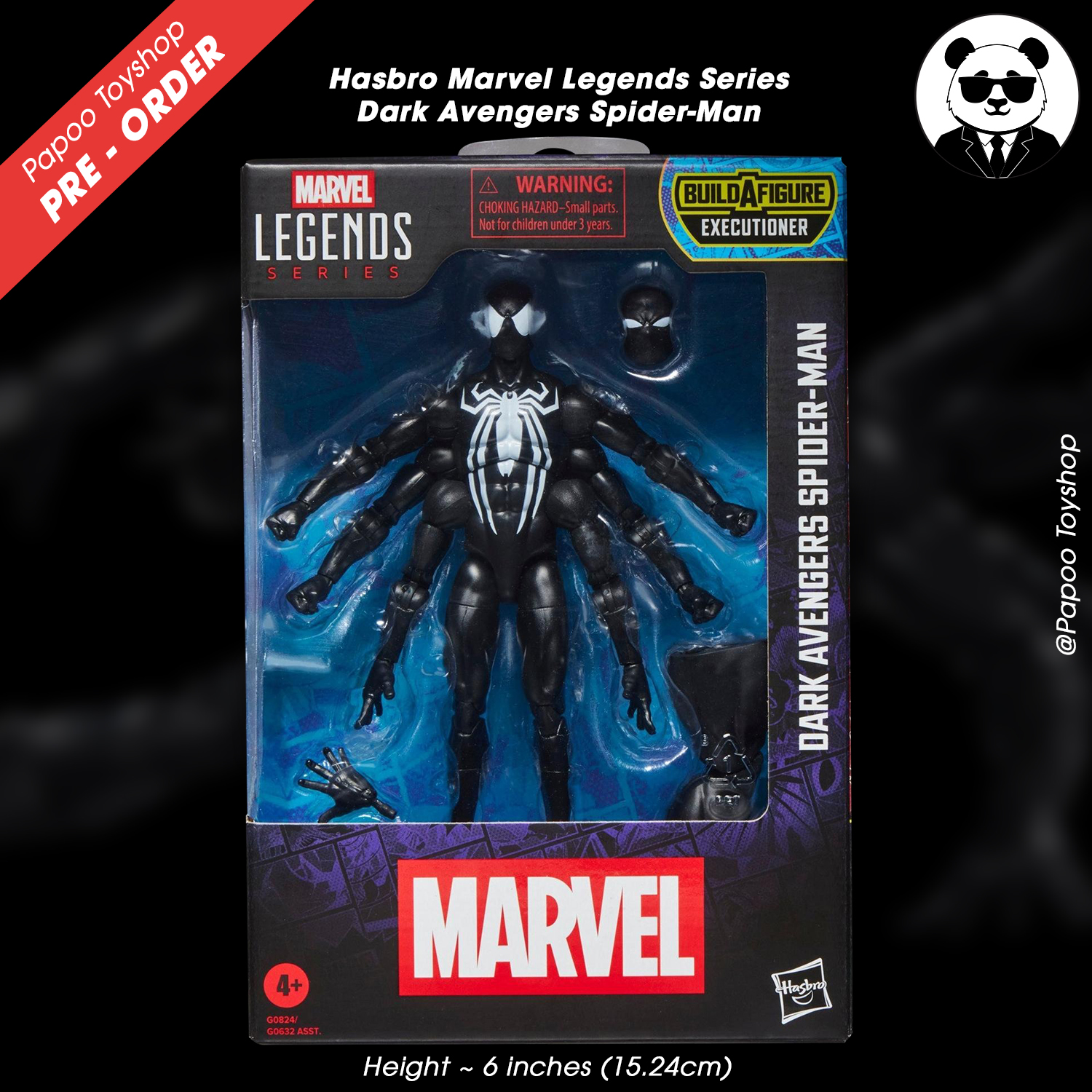 Hasbro Marvel Legends Series Dark Avengers Spider-Man