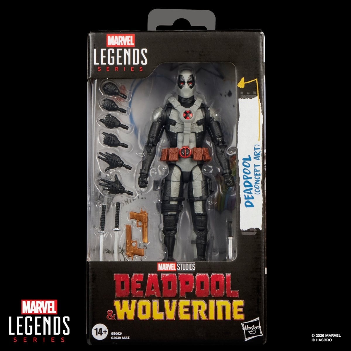 Deadpool & Wolverine Marvel Legends Series Deadpool (Concept Art)