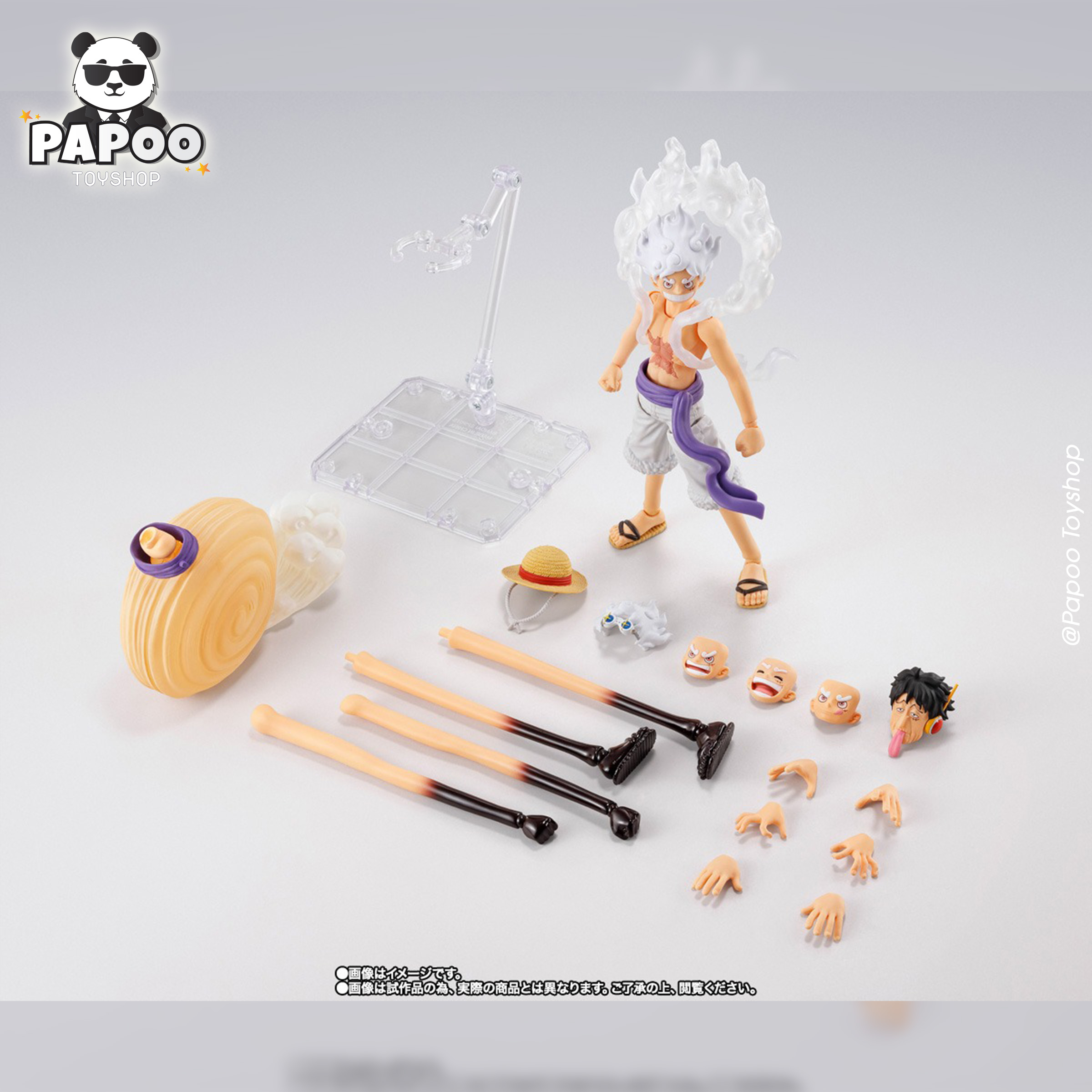S.H.Figuarts MONKEY.D.LUFFY-gear 5 future island egghead