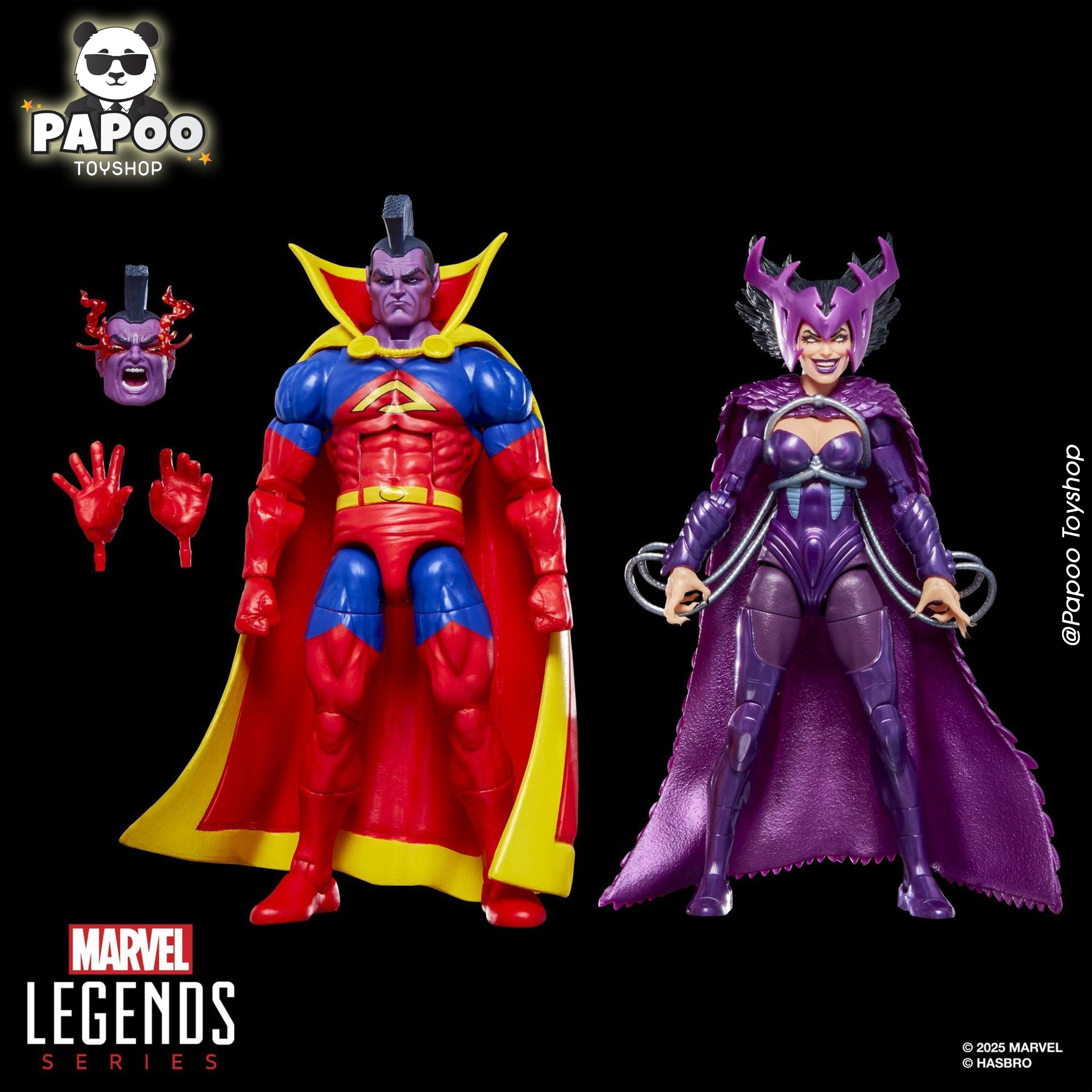 Hasbro Marvel Legends Series X-men Deathbird and Marvel Gladiator 2-Pack