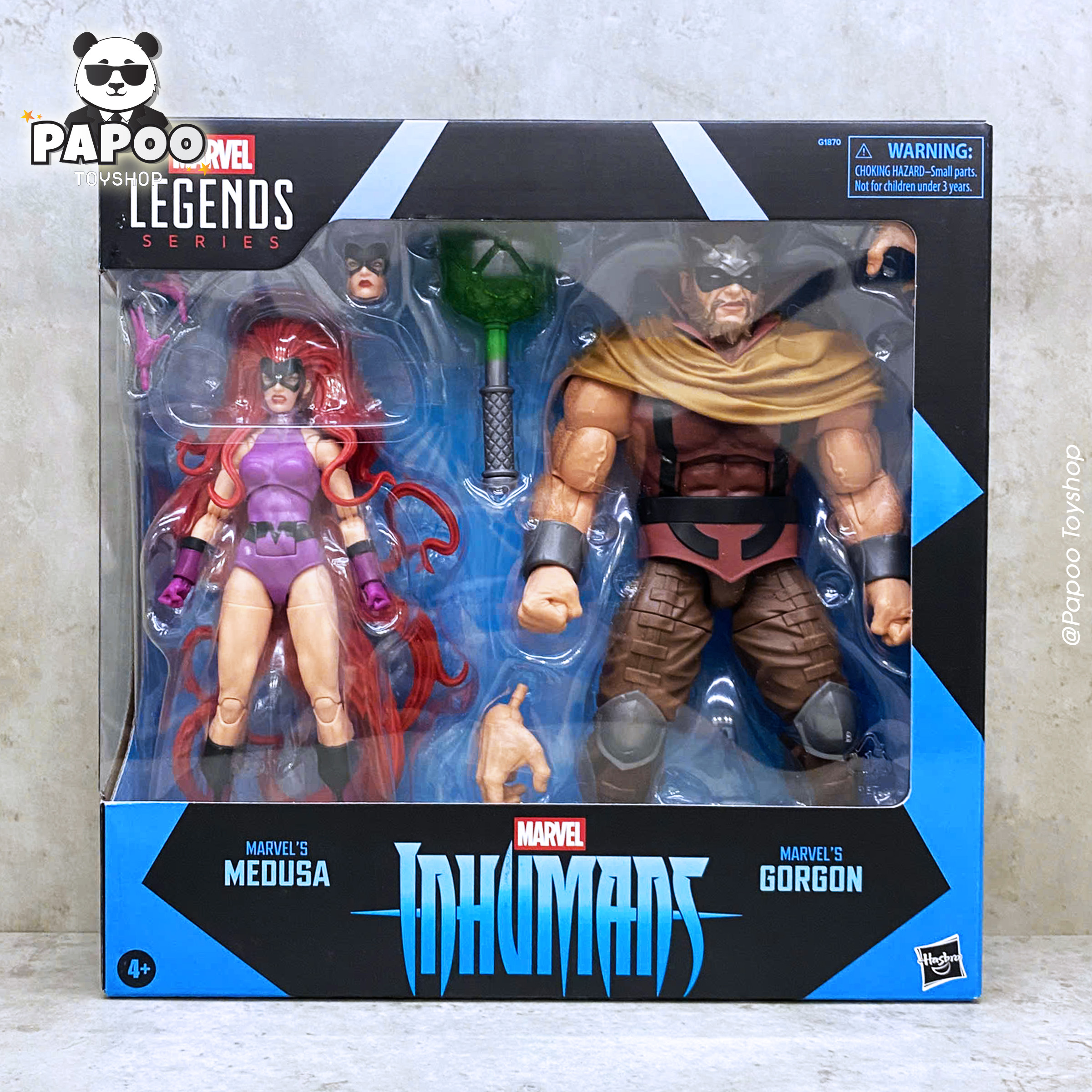 Marvel Legends Inhumans Marvel's Medusa & Marvel's Gorgon 2-Pack 6-inch 15 cm