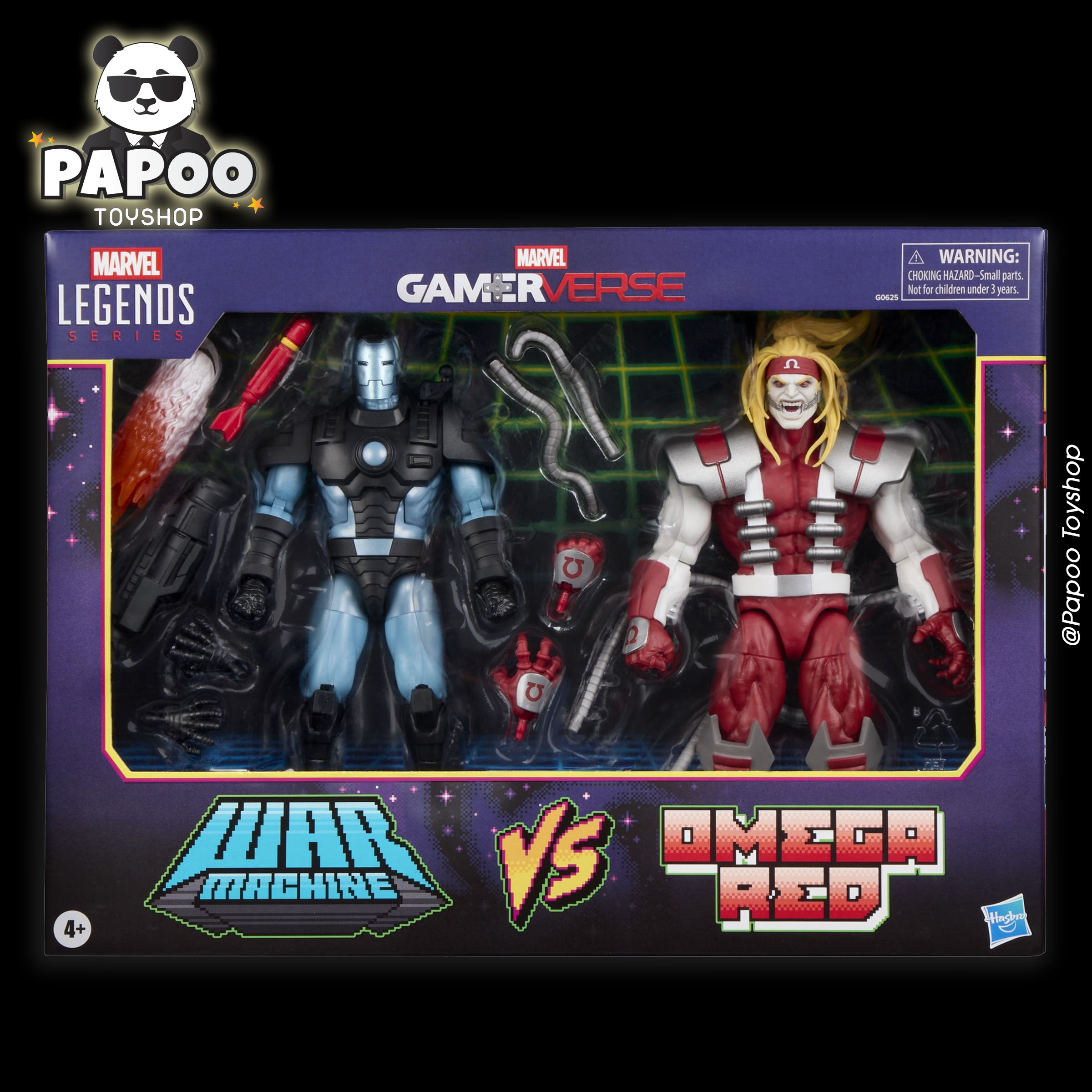 Marvel Legends Series Gamerverse Marvel's War Machine vs Omega Red