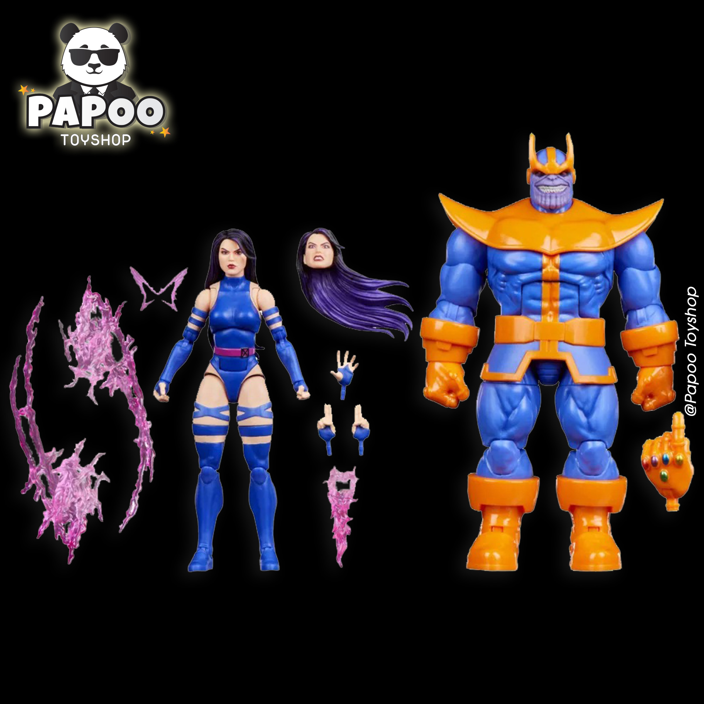 Marvel Legends Series Gamerverse Psylocke vs Thanos