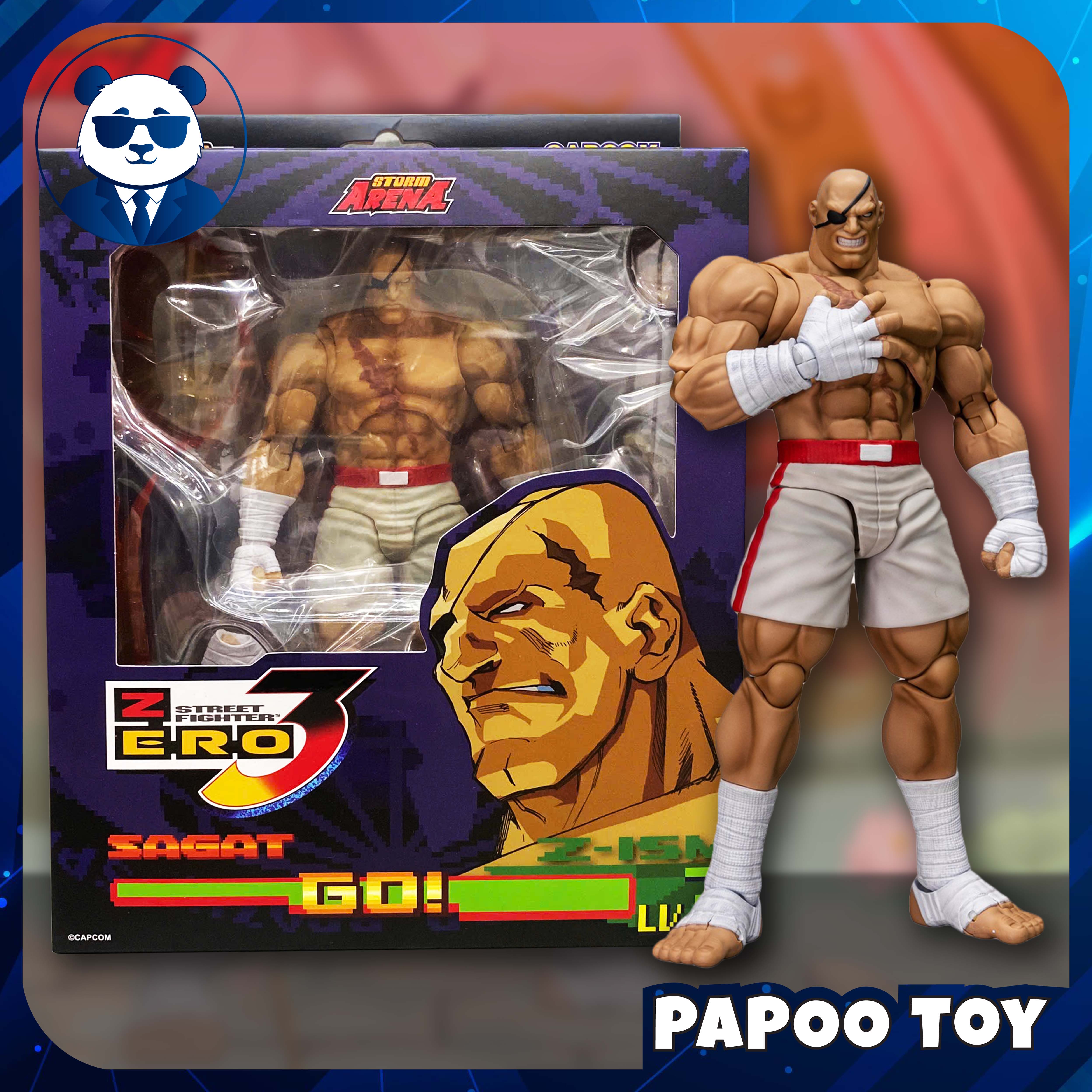 Storm Collectibles Street Fighter Alpha 3 Storm Arena Sagat (Player 2 Ver.) 1/12 Event Exclusive