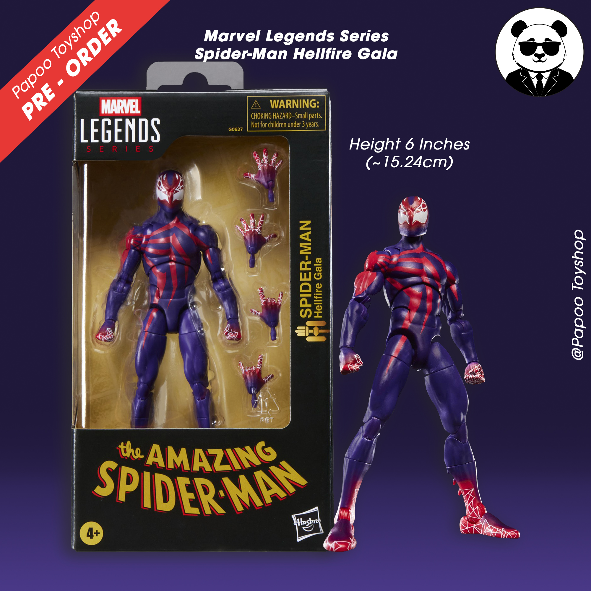 Marvel Legends Series Spider-Man Hellfire Gala