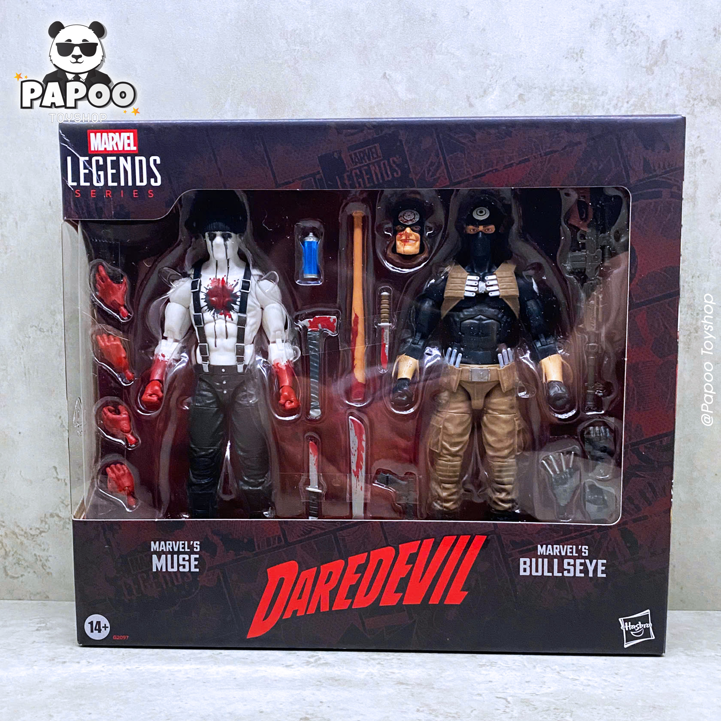 Marvel Legends Series Marvel's Bullseye and Marvel's Muse