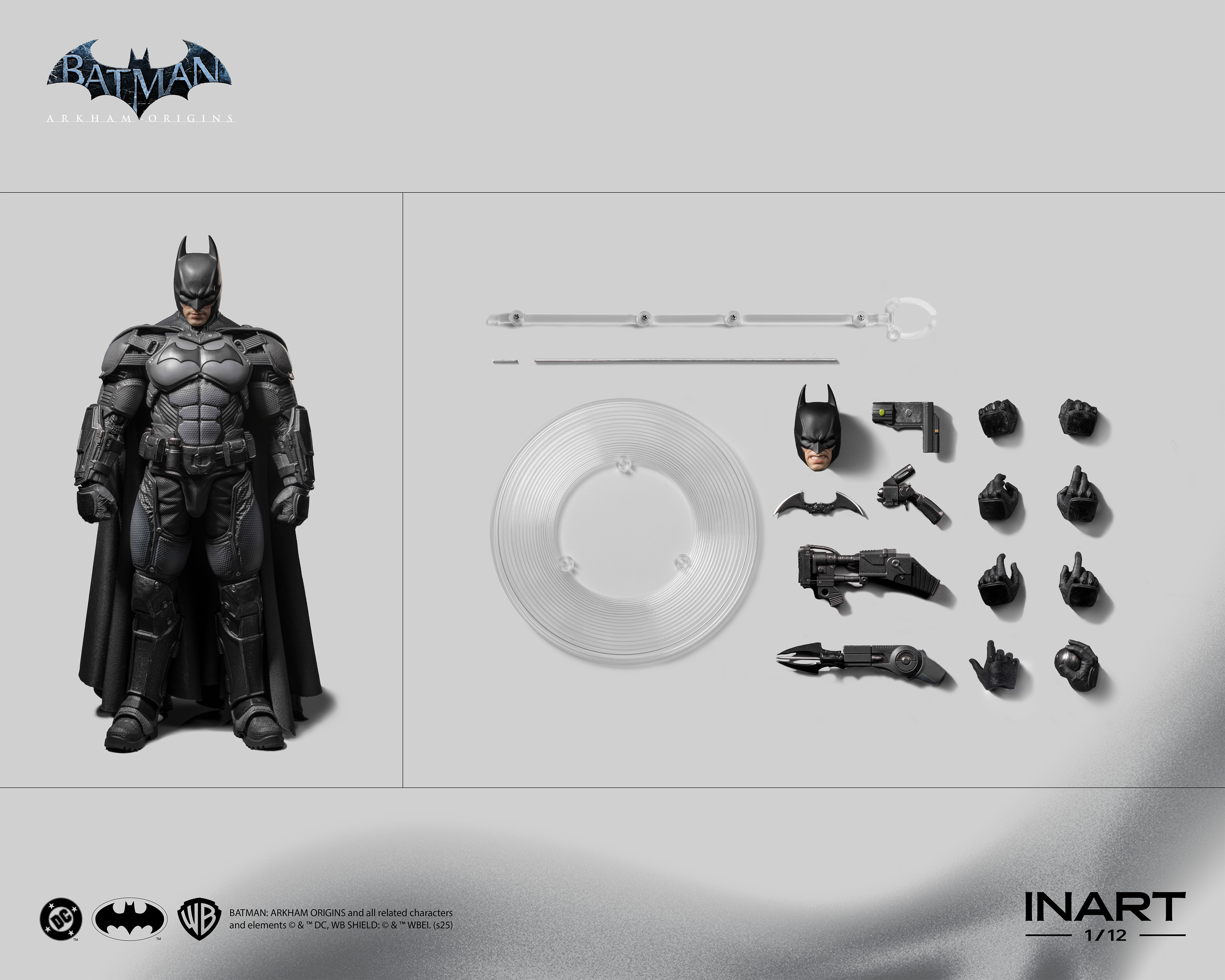 INART - Batman: Arkham Origins - Batman 1/12 Scale Action Figure