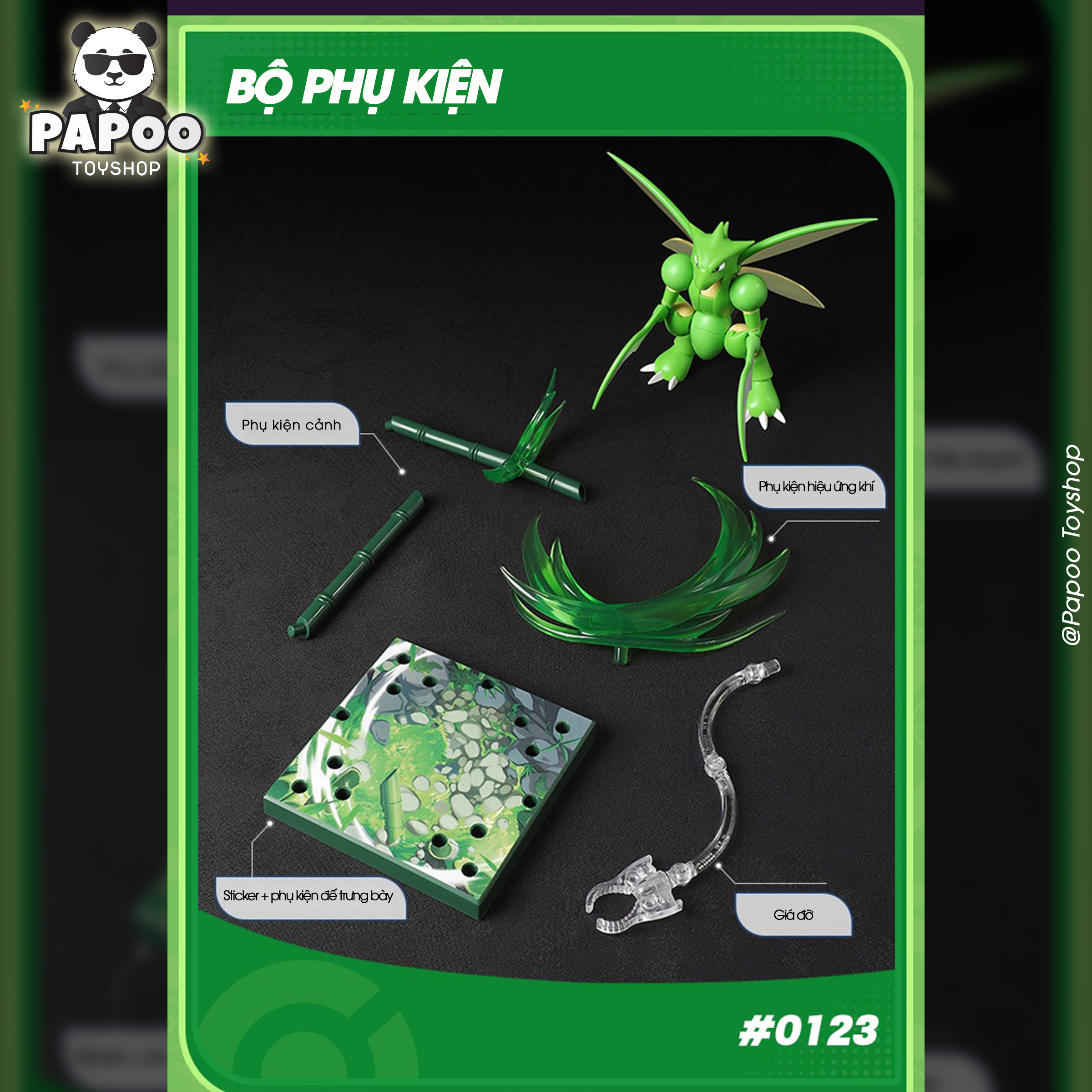 Blokees Pokémon Classic L-Scyther