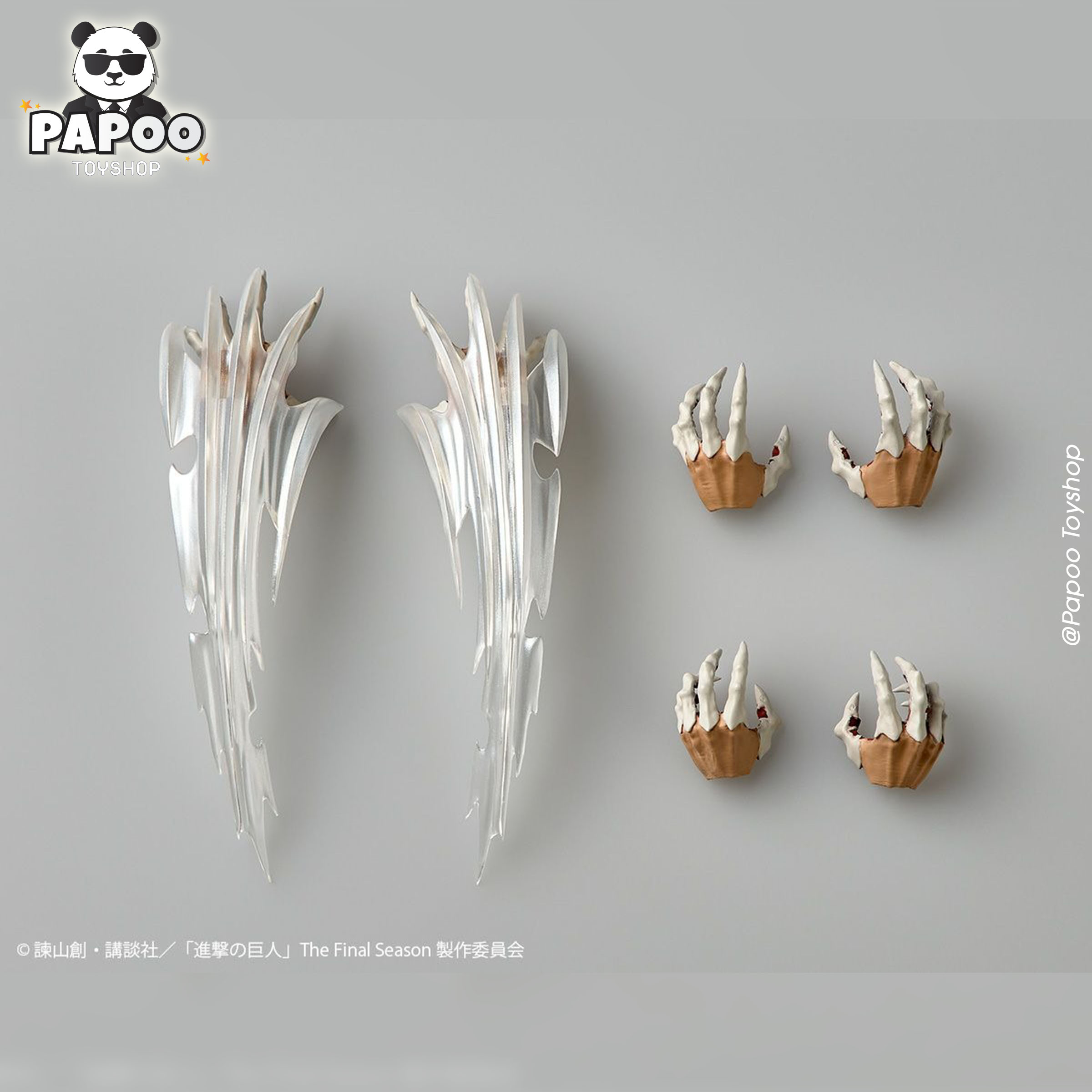 Kaiyodo Attack on Titan Amazing Yamaguchi Revoltech Jaw Titan