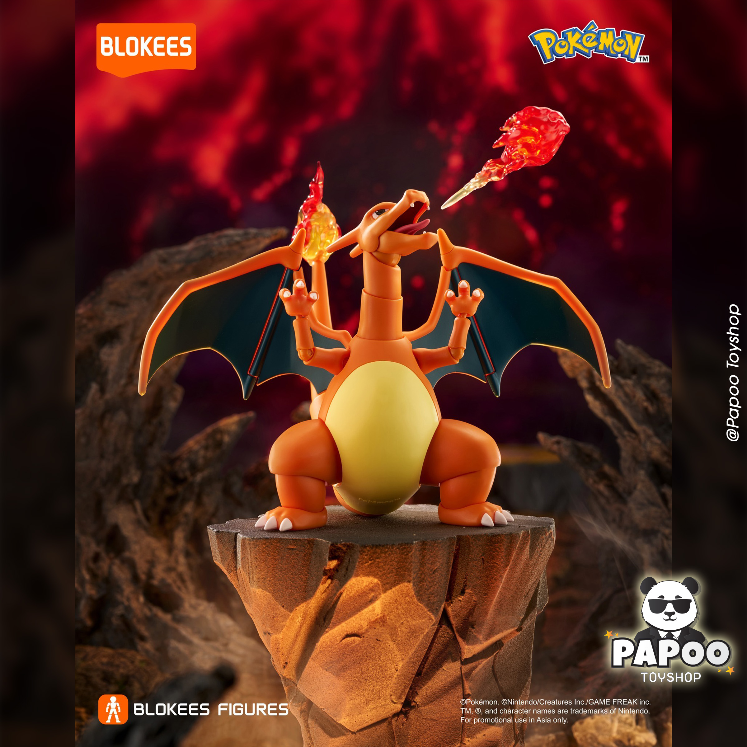Blokees Pokemon Classic Edition - CV-L Prologue of Adventure - Charizard