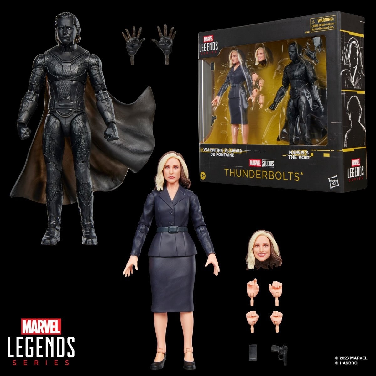 Marvel Legends Series Valentina Allegra de Fontaine and Marvel’s The Void