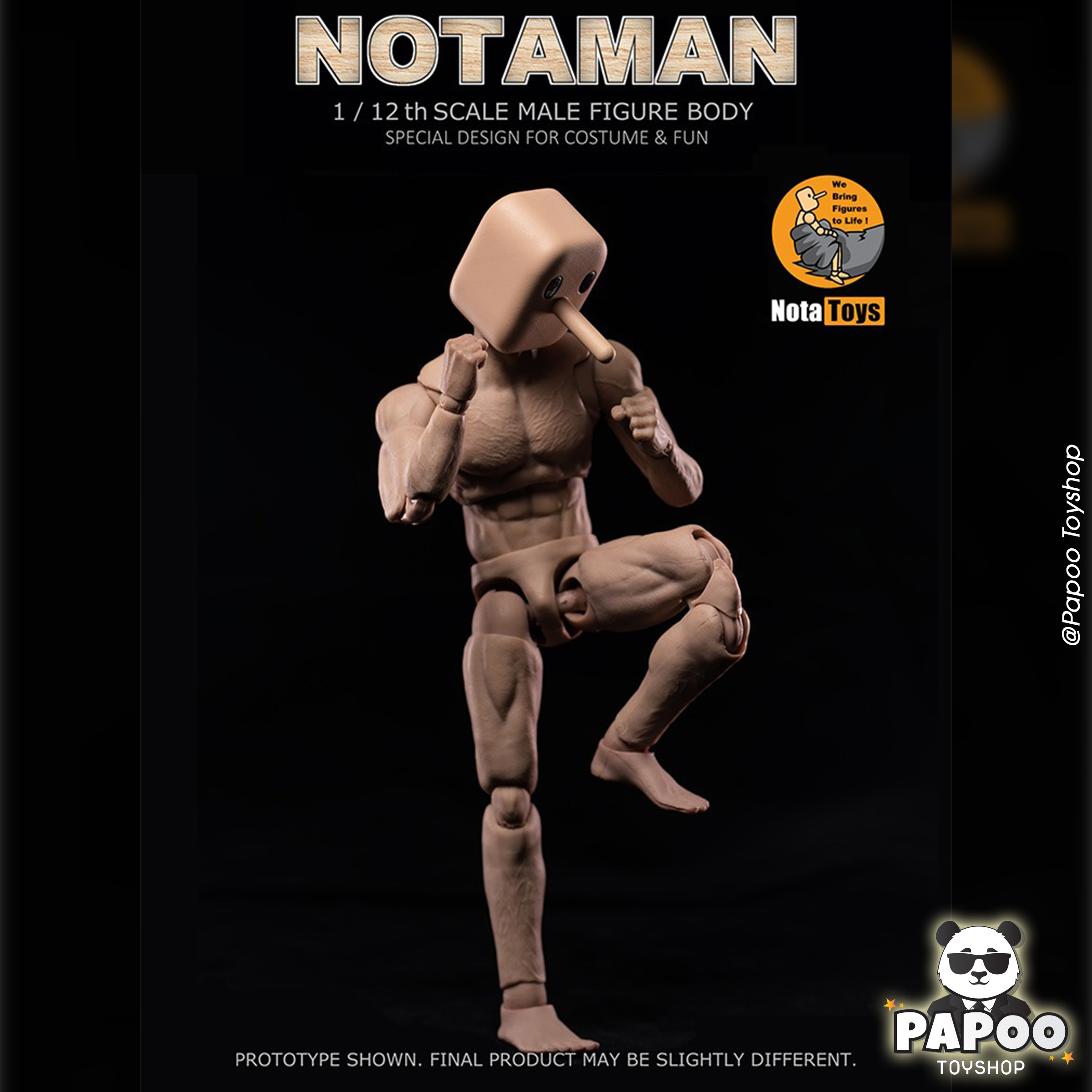 Nota Toys Notaman 1/12 male figure body 15 cm