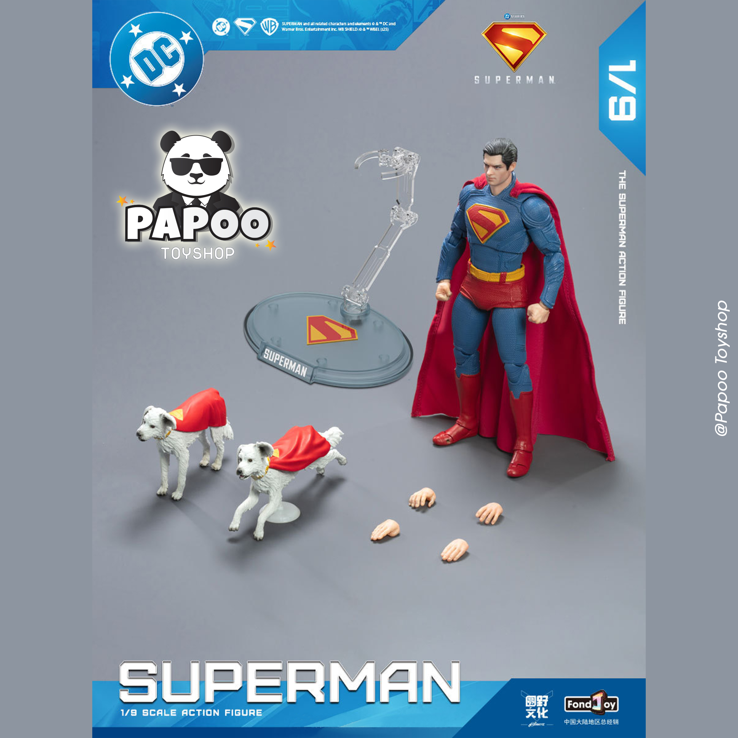 Fondjoy DC 1/9 New Superman 2025 (Gunn movie version) 19.5cm