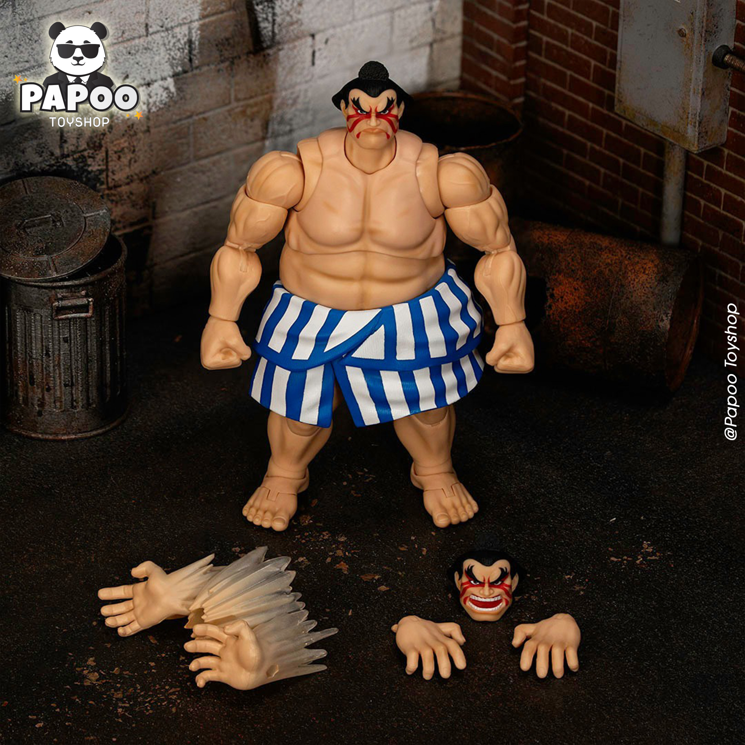 Jada toys 1/12 Ultra Street Fighter II: The Final Challengers E. Honda